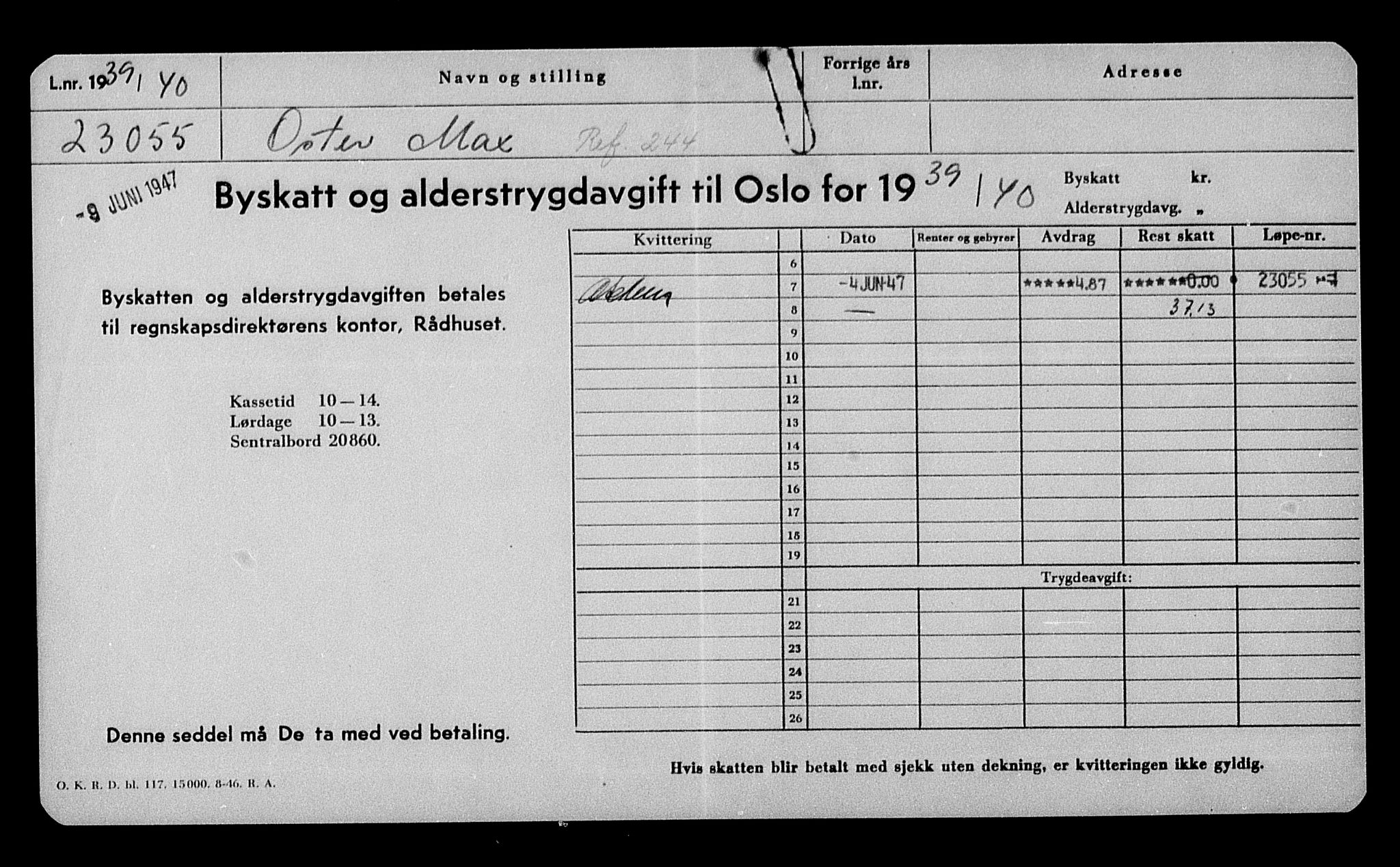 Justisdepartementet, Tilbakeføringskontoret for inndratte formuer, AV/RA-S-1564/H/Hc/Hcc/L0968: --, 1945-1947, p. 122