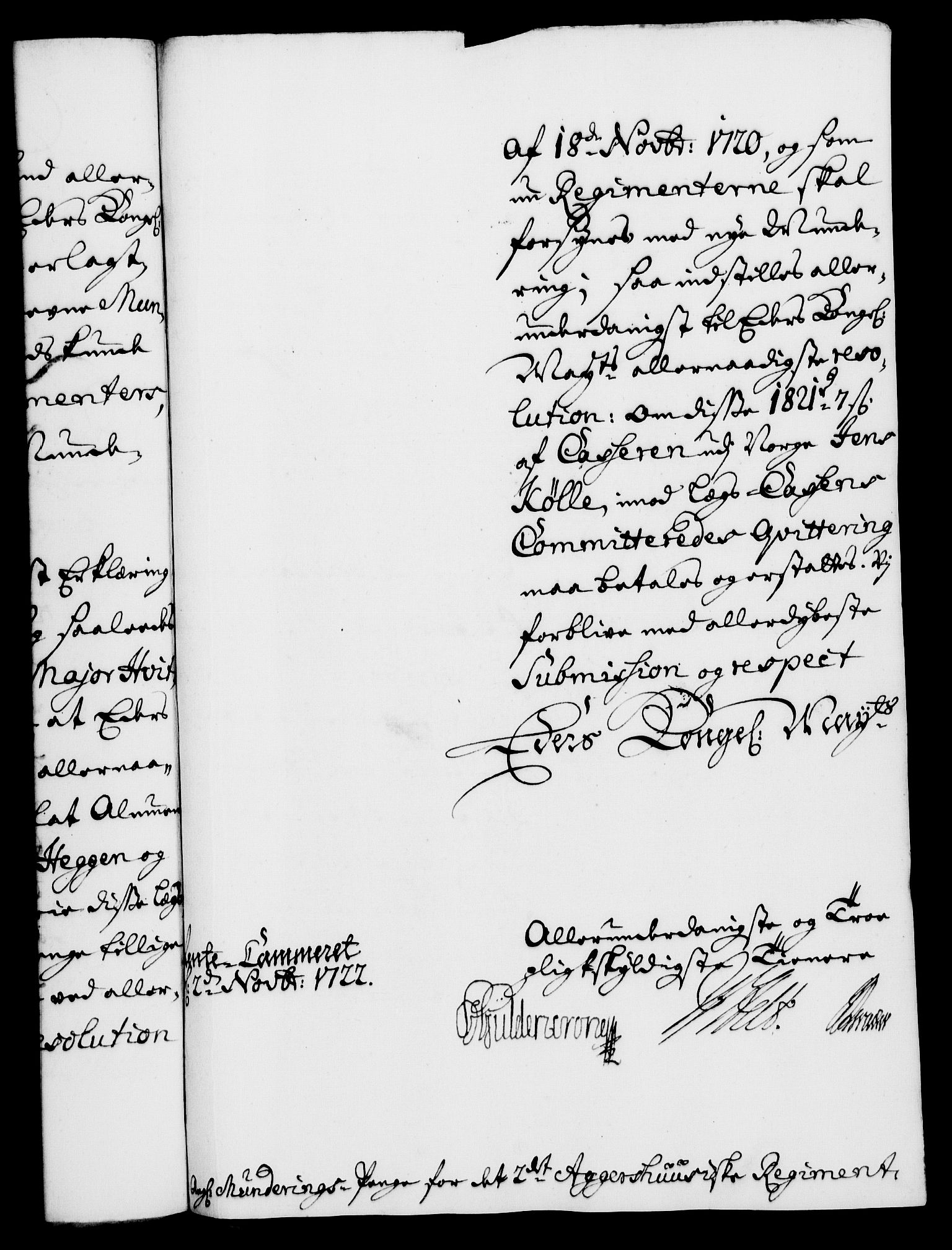 Rentekammeret, Kammerkanselliet, RA/EA-3111/G/Gf/Gfa/L0005: Norsk relasjons- og resolusjonsprotokoll (merket RK 52.5), 1722, p. 695