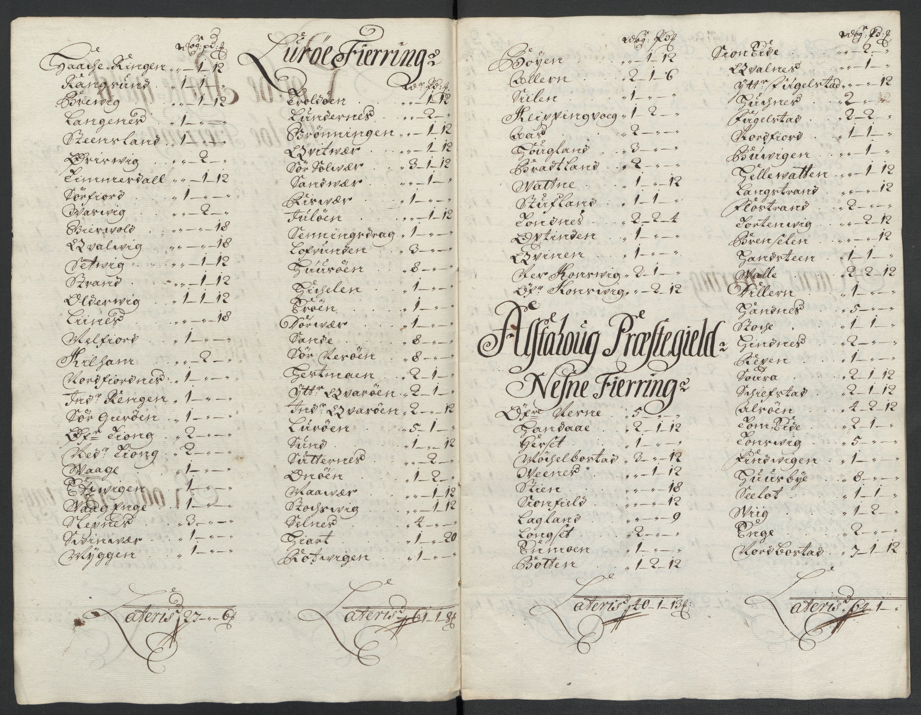 Rentekammeret inntil 1814, Reviderte regnskaper, Fogderegnskap, AV/RA-EA-4092/R65/L4508: Fogderegnskap Helgeland, 1702-1705, p. 303