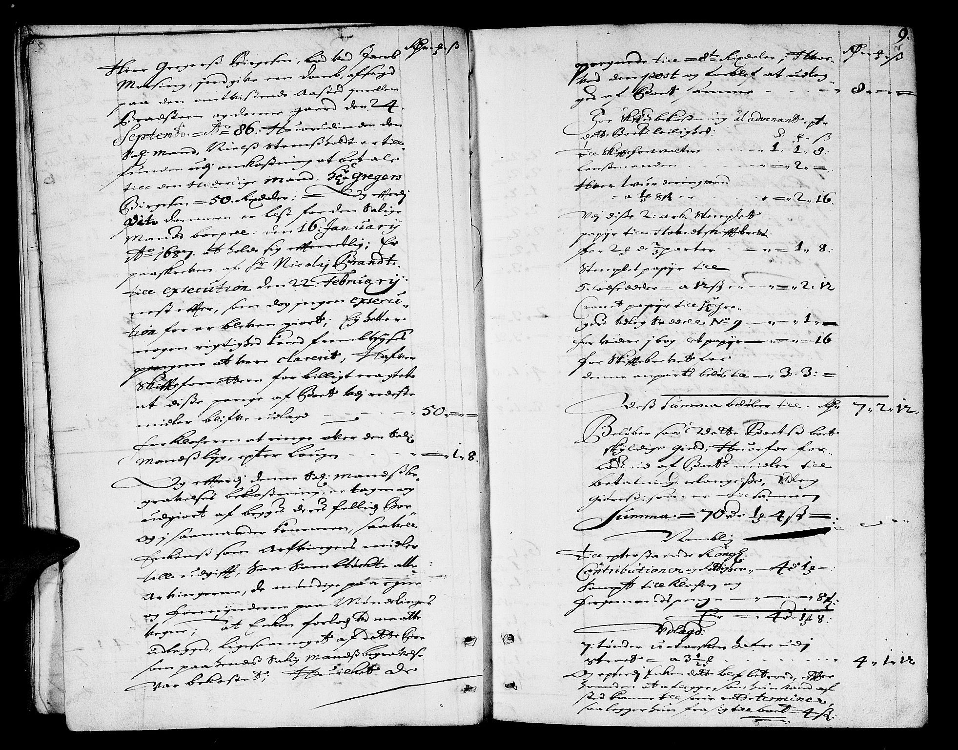 Larvik sorenskriveri, AV/SAKO-A-83/H/Hd/Hda/L0003: Skifteprotokoll, 1689-1692, p. 8b-9a