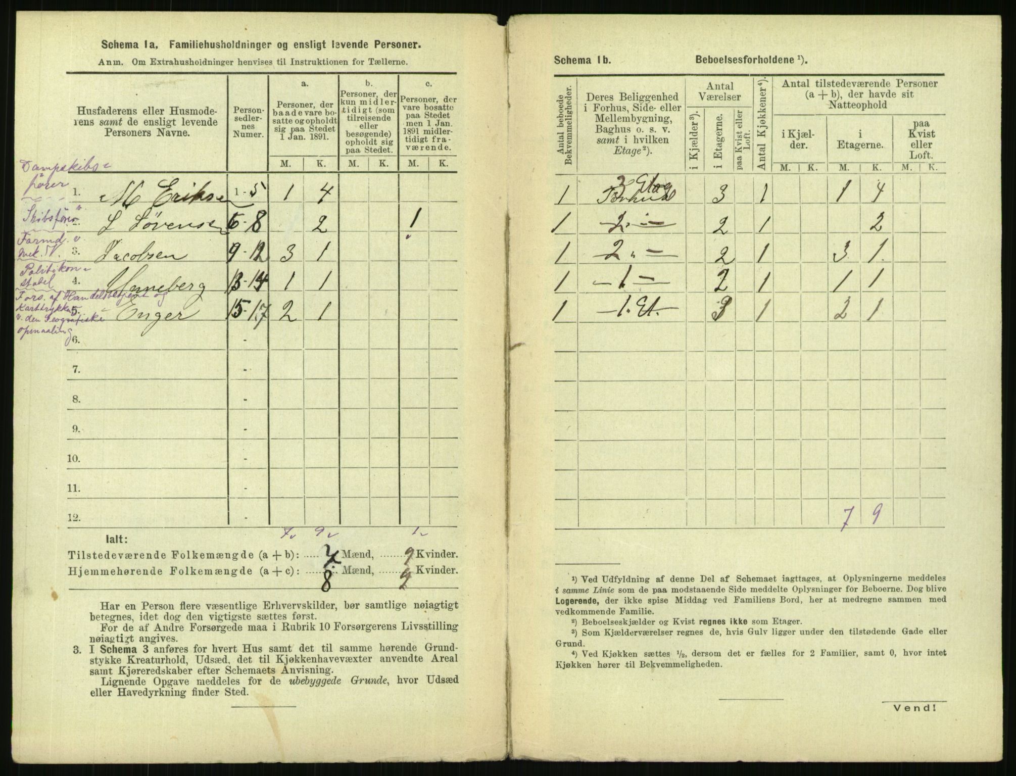 RA, 1891 census for 0301 Kristiania, 1891, p. 108245