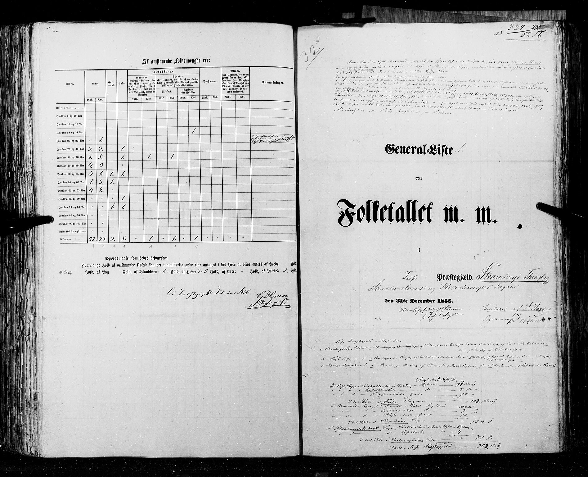 RA, Census 1855, vol. 4: Stavanger amt og Søndre Bergenhus amt, 1855, p. 235