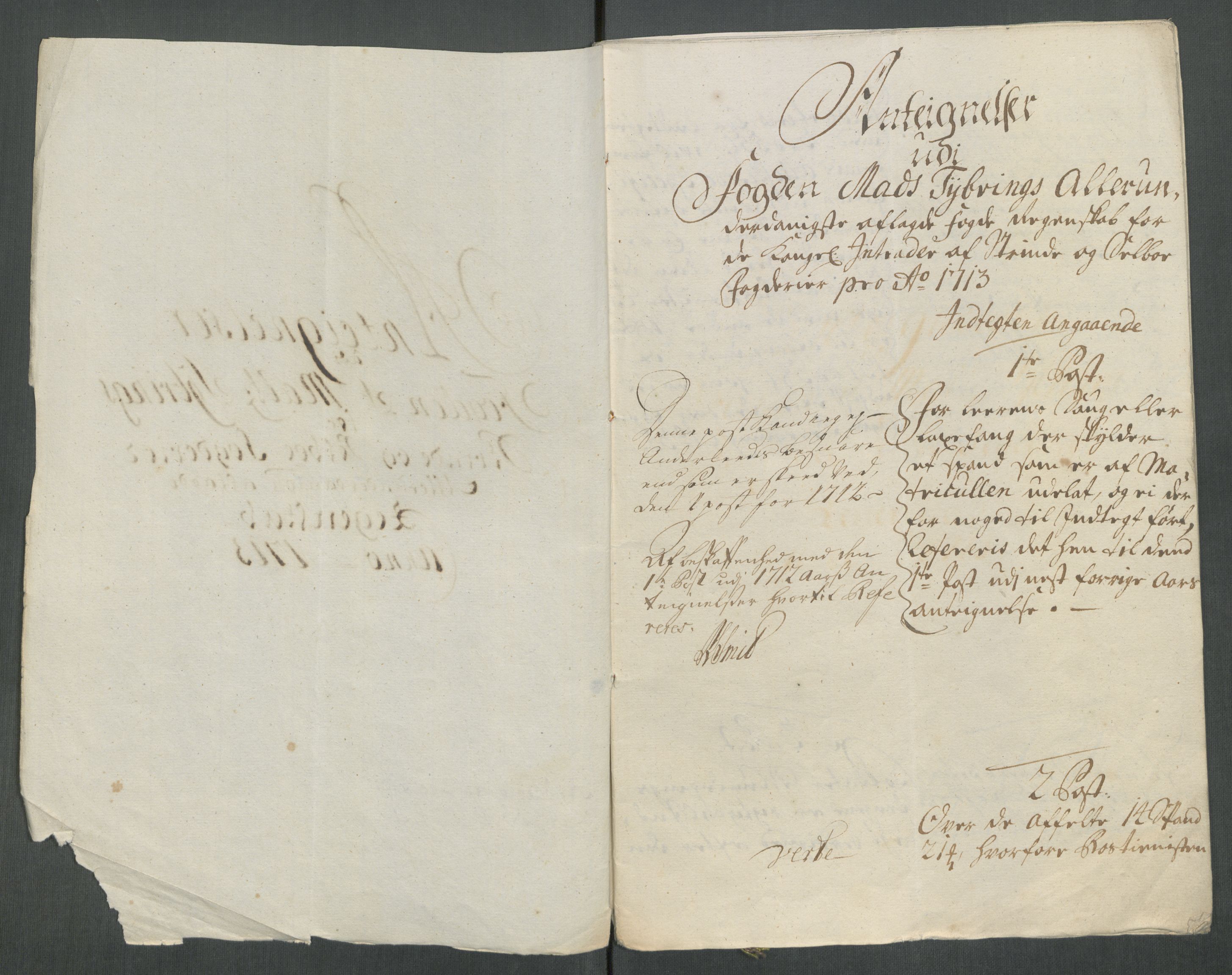 Rentekammeret inntil 1814, Reviderte regnskaper, Fogderegnskap, RA/EA-4092/R61/L4113: Fogderegnskap Strinda og Selbu, 1712-1713, p. 528