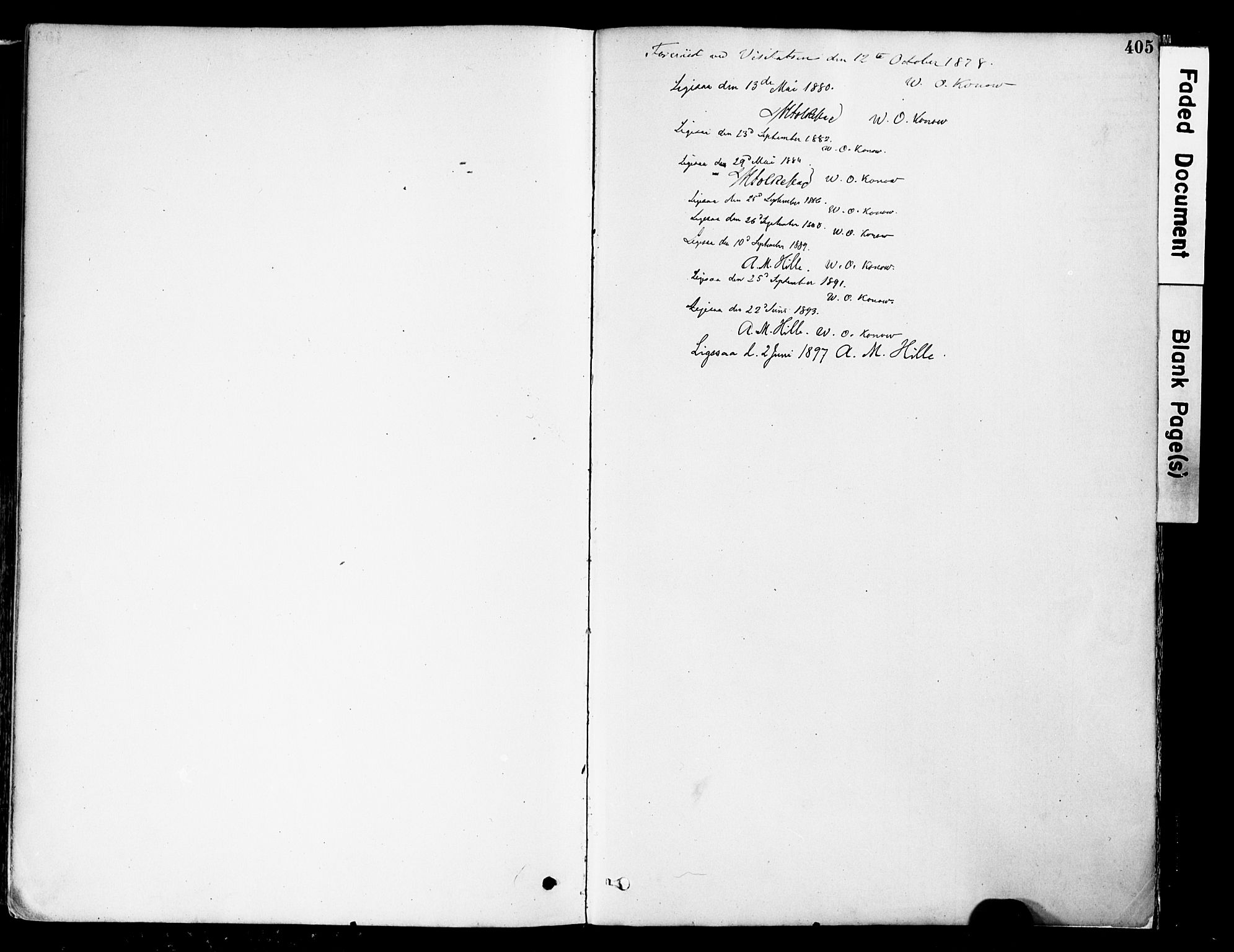 Ringebu prestekontor, SAH/PREST-082/H/Ha/Haa/L0008: Parish register (official) no. 8, 1878-1898, p. 405