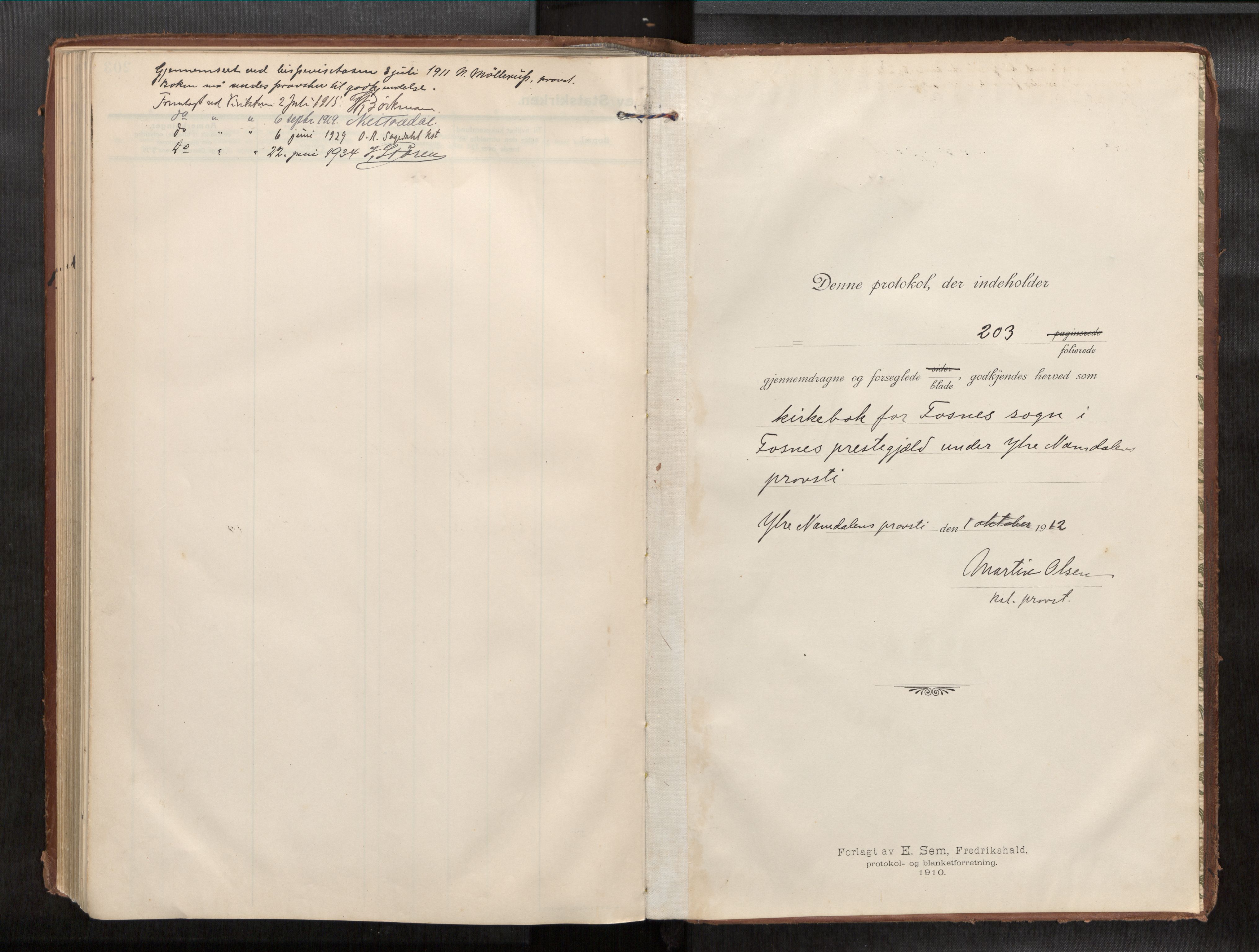 Ministerialprotokoller, klokkerbøker og fødselsregistre - Nord-Trøndelag, SAT/A-1458/773/L0624a: Parish register (official) no. 773A16, 1910-1936
