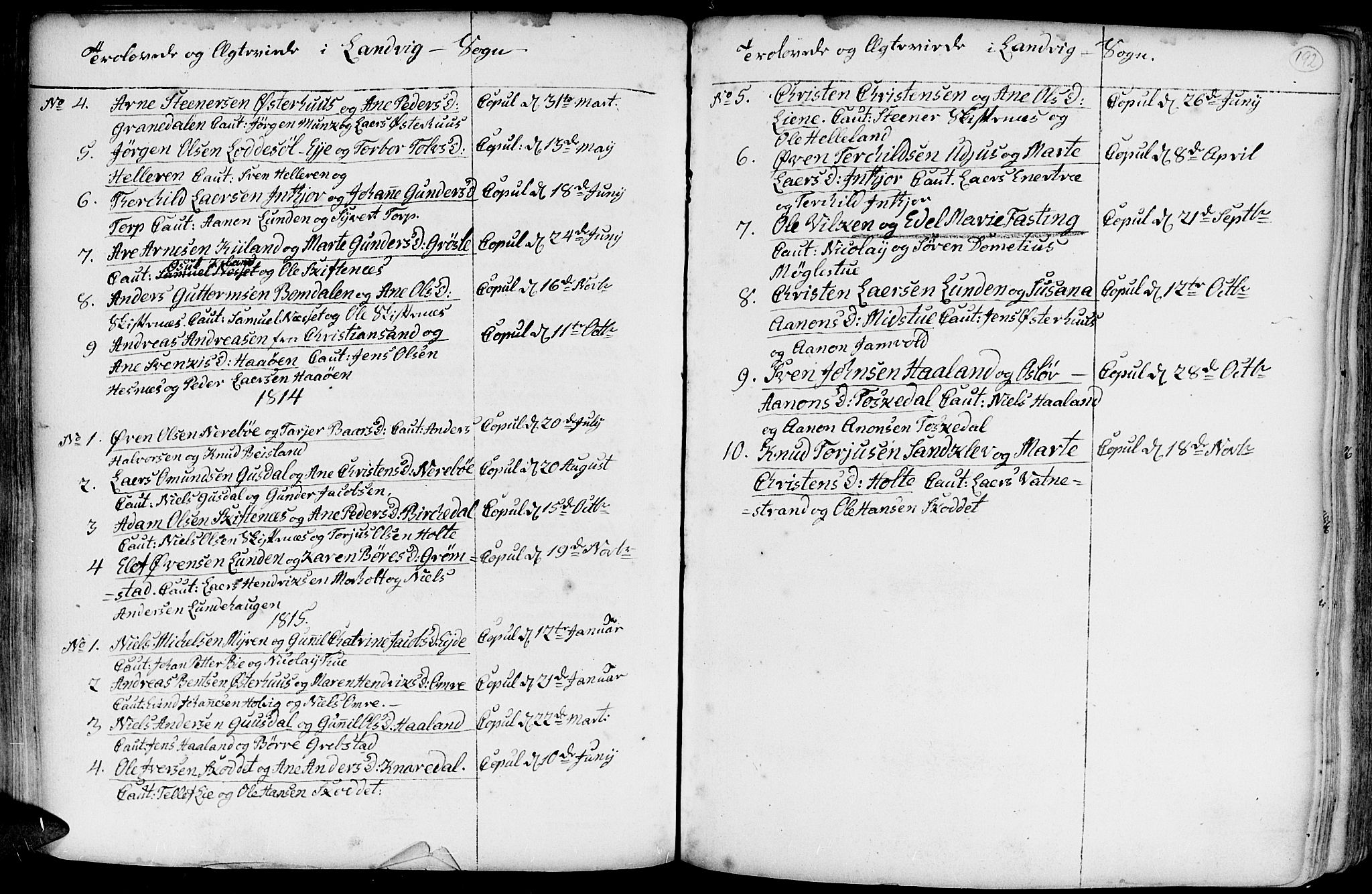 Hommedal sokneprestkontor, AV/SAK-1111-0023/F/Fa/Fab/L0002: Parish register (official) no. A 2 /1, 1741-1848, p. 192