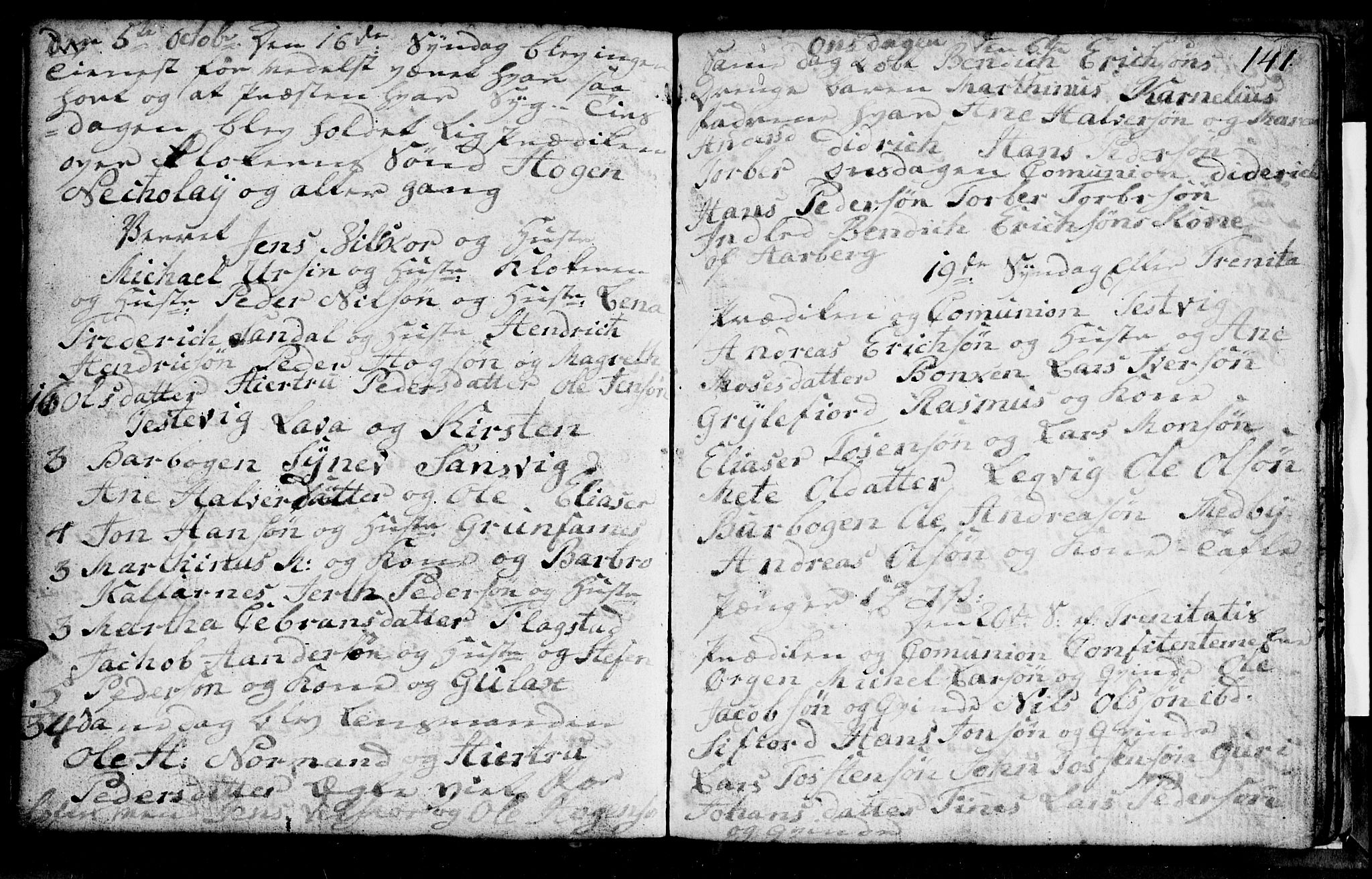 Berg sokneprestkontor, AV/SATØ-S-1318/G/Ga/Gab/L0010klokker: Parish register (copy) no. 10, 1783-1811, p. 141