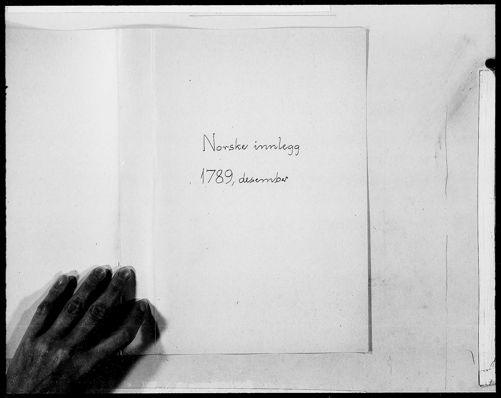 Danske Kanselli 1572-1799, AV/RA-EA-3023/F/Fc/Fcc/Fcca/L0278: Norske innlegg 1572-1799, 1789, p. 303