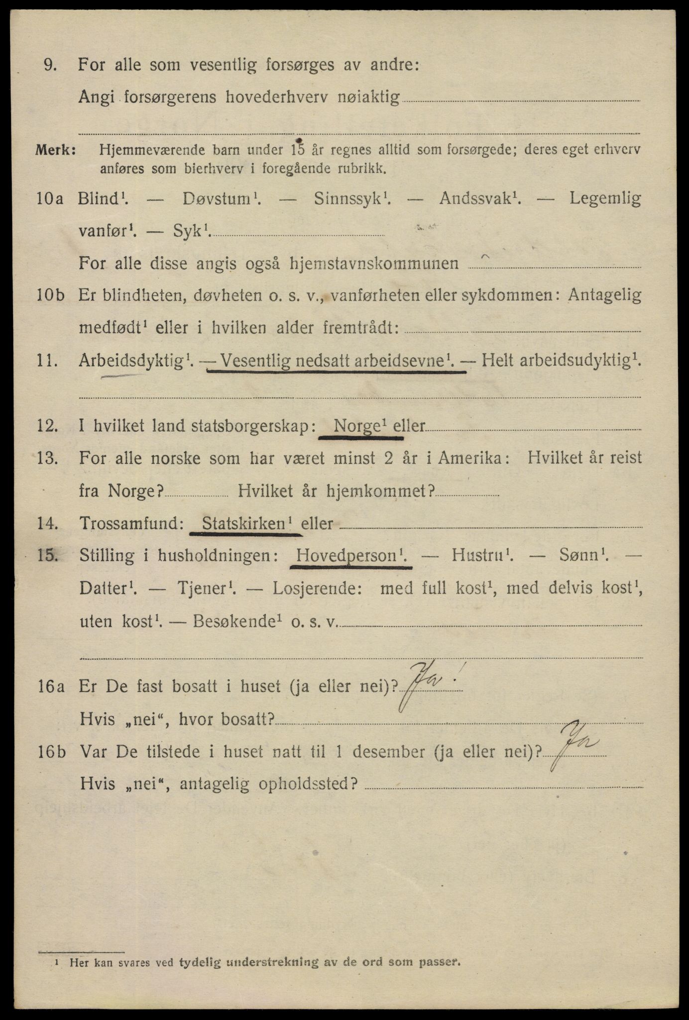 SAO, 1920 census for Fredrikshald, 1920, p. 8459