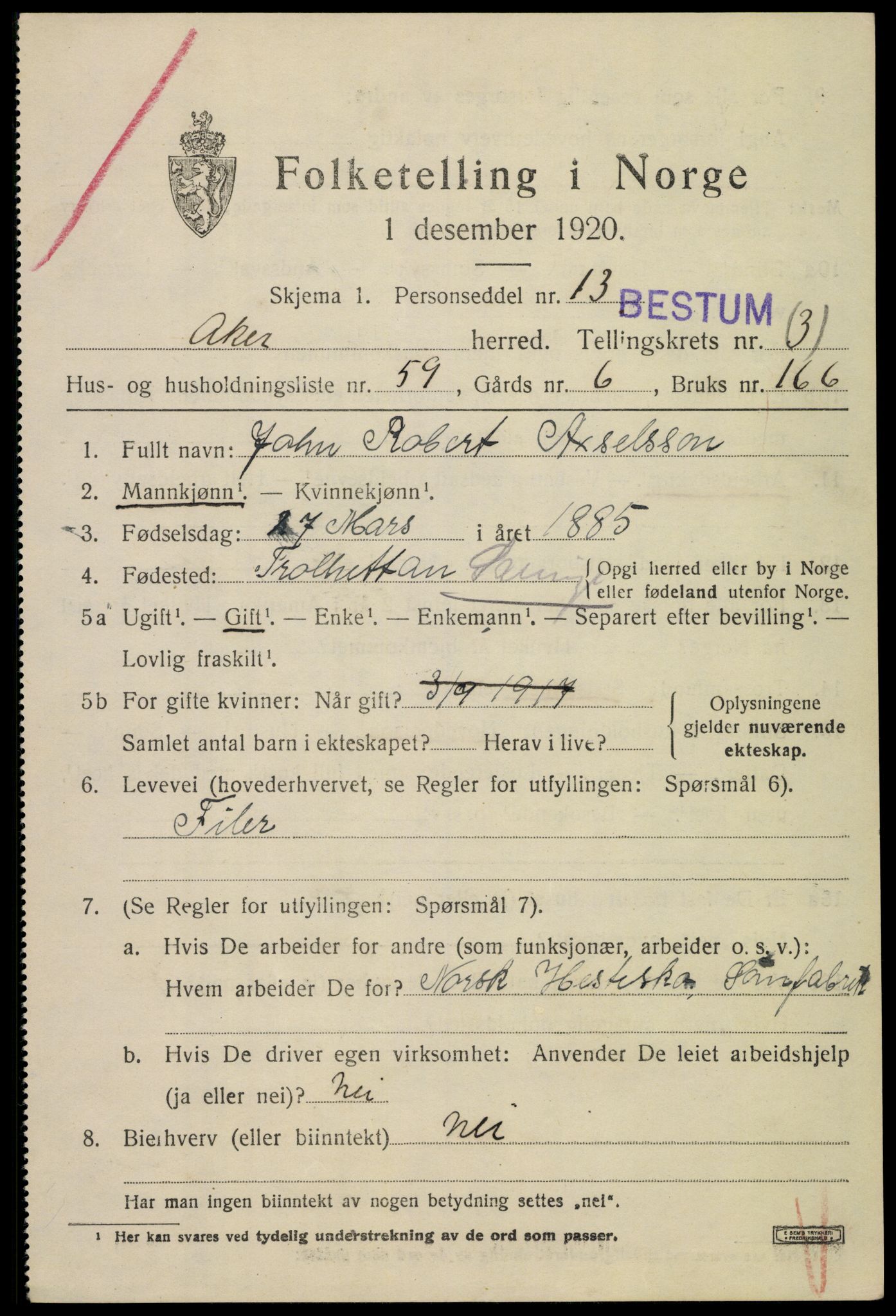 SAO, 1920 census for Aker, 1920, p. 24790