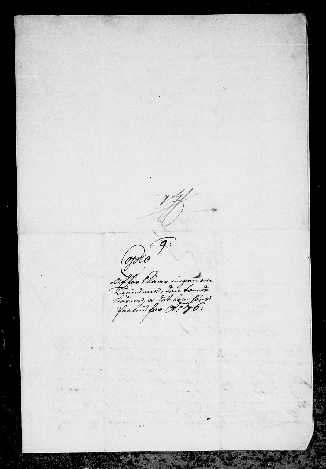 Rentekammeret inntil 1814, Reviderte regnskaper, Stiftamtstueregnskaper, Bergen stiftamt, AV/RA-EA-6043/R/Rc/L0046: Bergen stiftamt, 1676