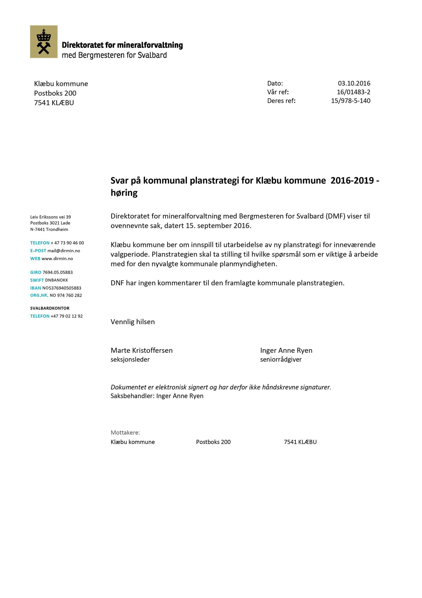 Klæbu Kommune, TRKO/KK/01-KS/L009: Kommunestyret - Møtedokumenter, 2016, p. 1976