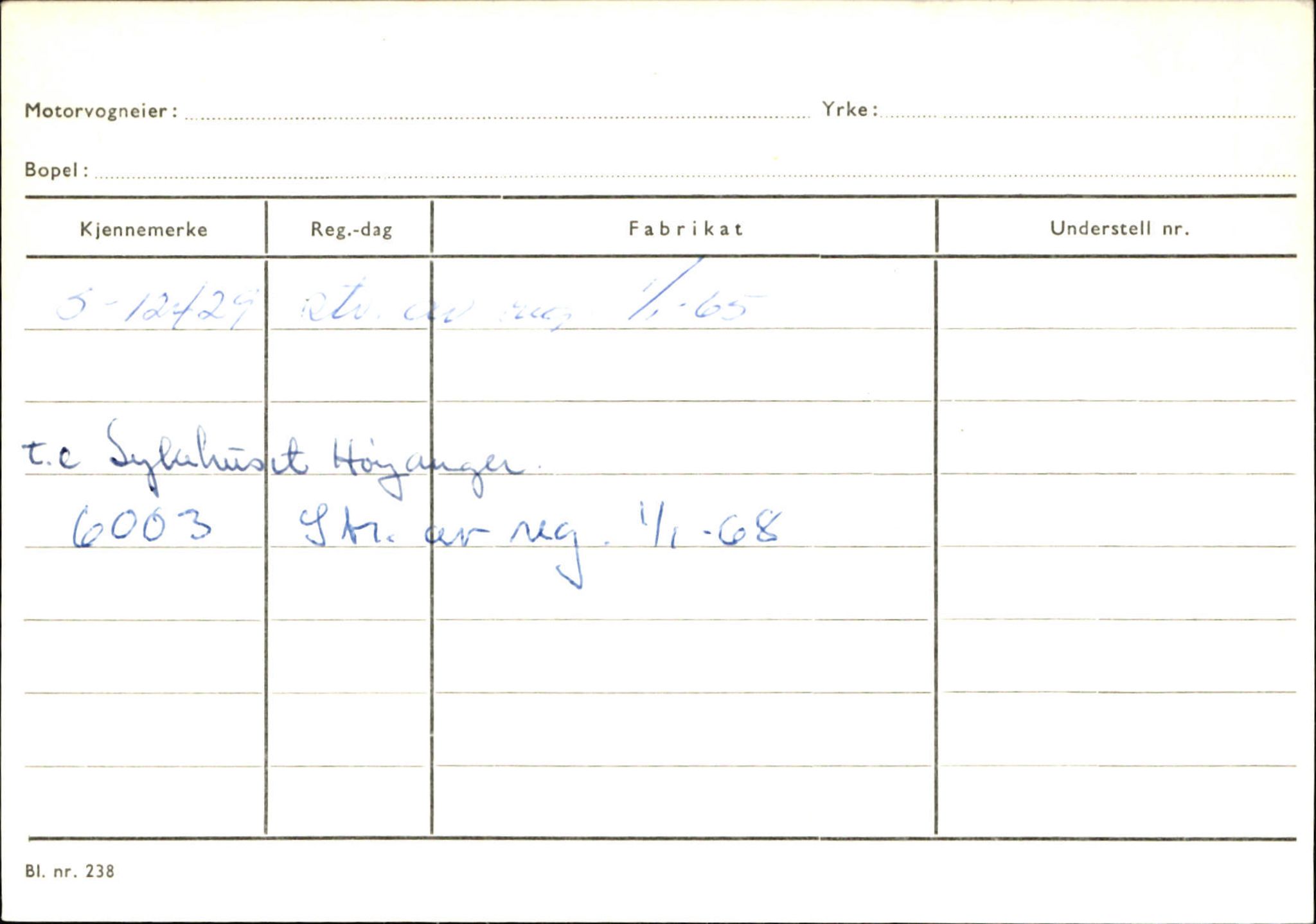 Statens vegvesen, Sogn og Fjordane vegkontor, SAB/A-5301/4/F/L0130: Eigarregister Eid T-Å. Høyanger A-O, 1945-1975, p. 2282