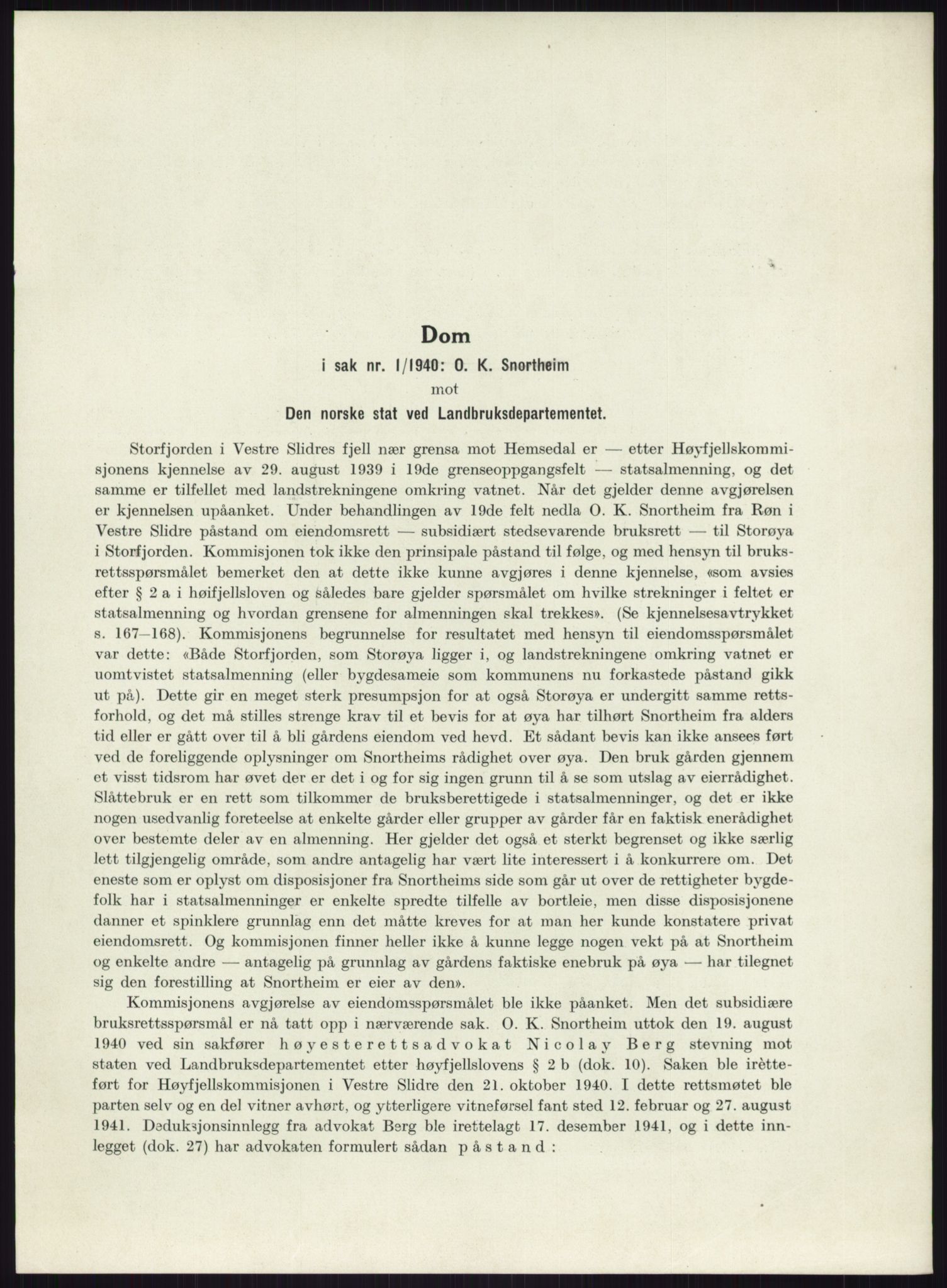 Høyfjellskommisjonen, AV/RA-S-1546/X/Xa/L0001: Nr. 1-33, 1909-1953, p. 6331