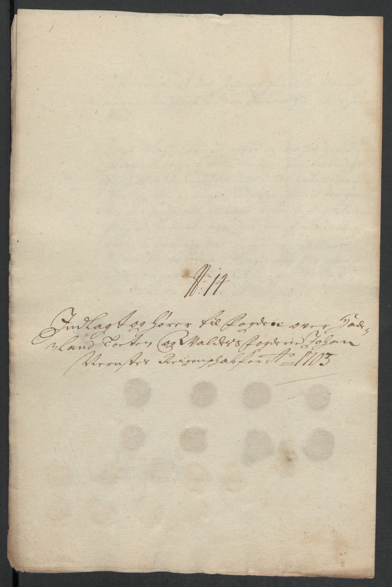 Rentekammeret inntil 1814, Reviderte regnskaper, Fogderegnskap, AV/RA-EA-4092/R18/L1303: Fogderegnskap Hadeland, Toten og Valdres, 1705, p. 131