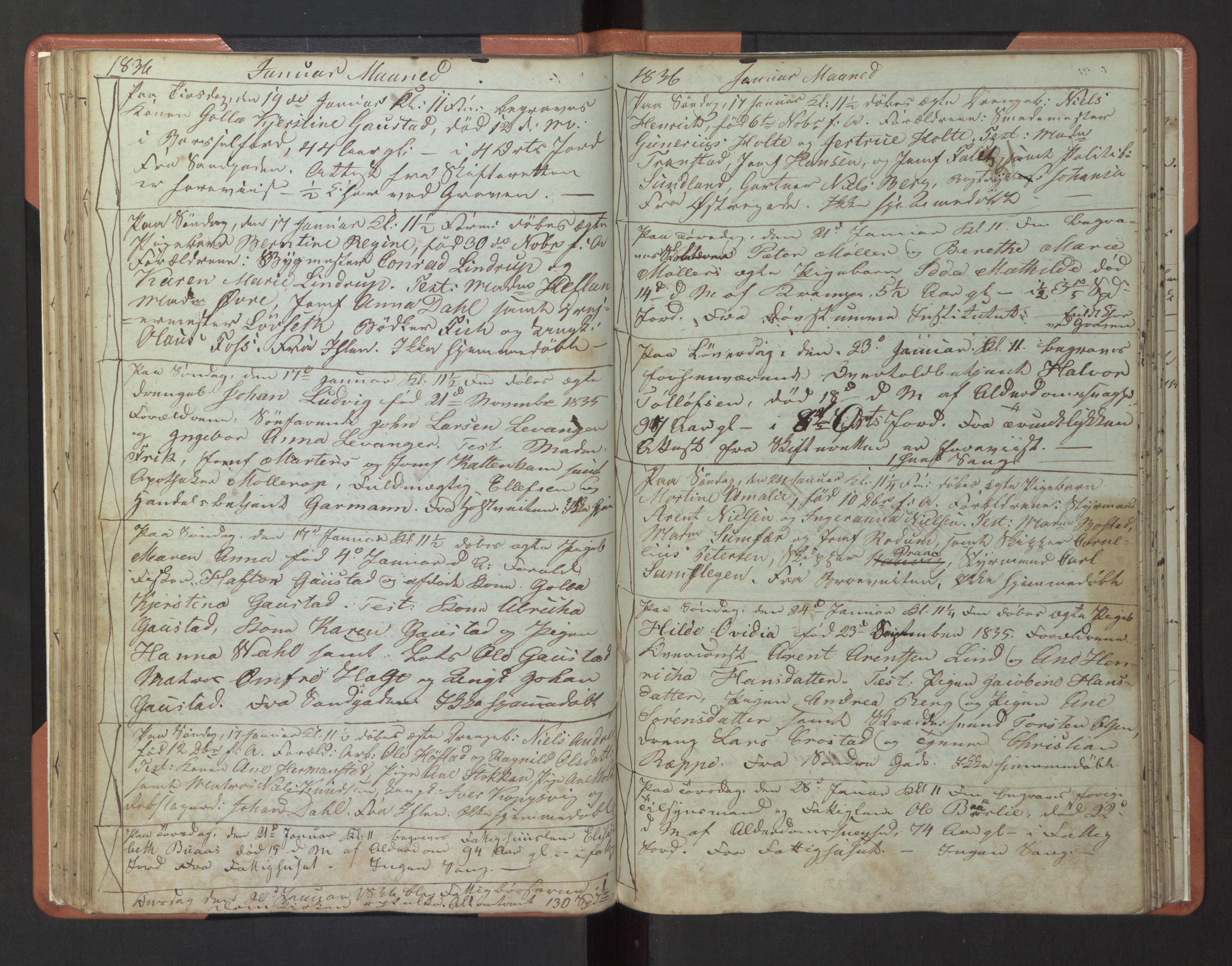 Ministerialprotokoller, klokkerbøker og fødselsregistre - Sør-Trøndelag, AV/SAT-A-1456/601/L0065: Diary records no. 601A32, 1835-1837