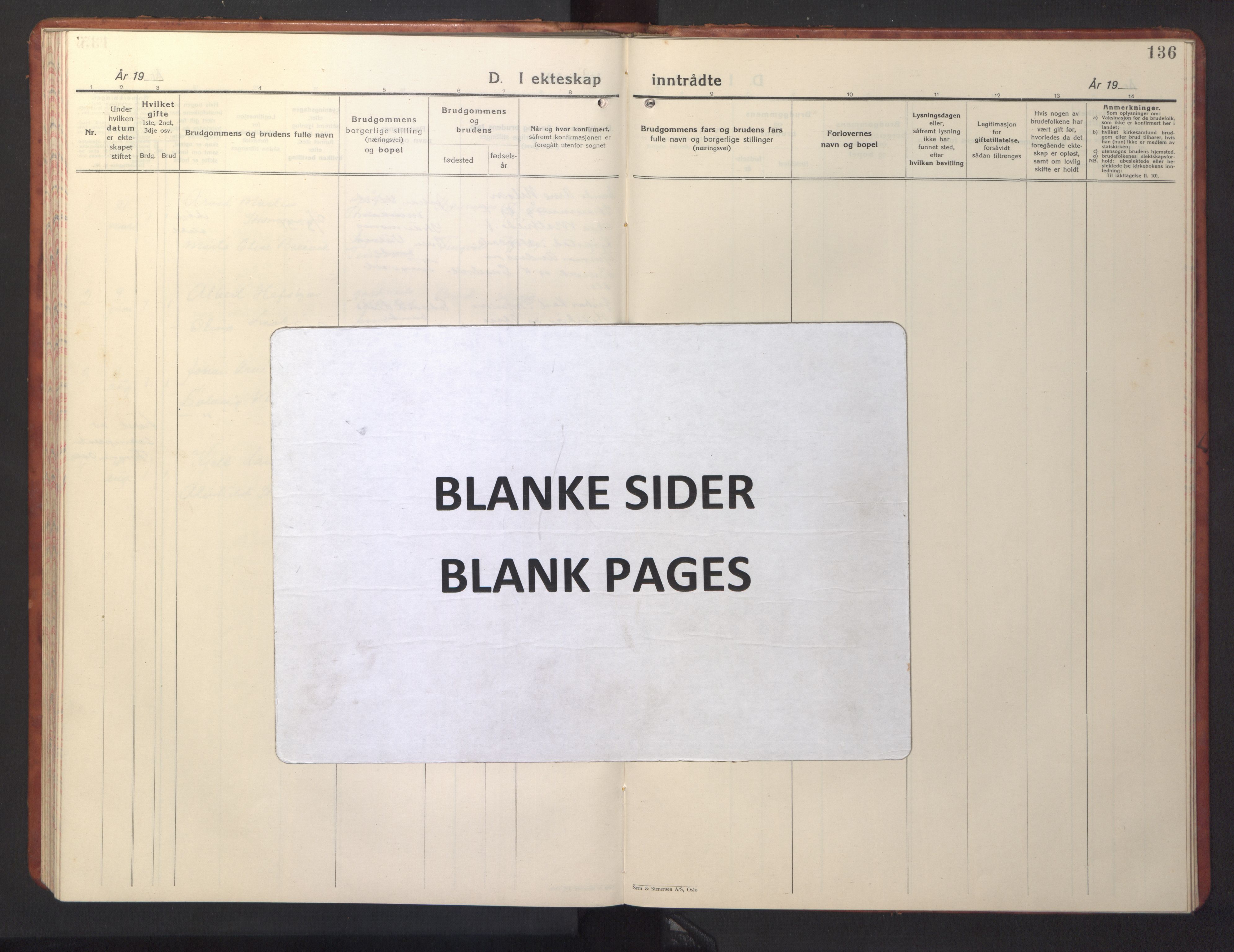 Ministerialprotokoller, klokkerbøker og fødselsregistre - Møre og Romsdal, AV/SAT-A-1454/587/L1002: Parish register (copy) no. 587C02, 1926-1951, p. 136