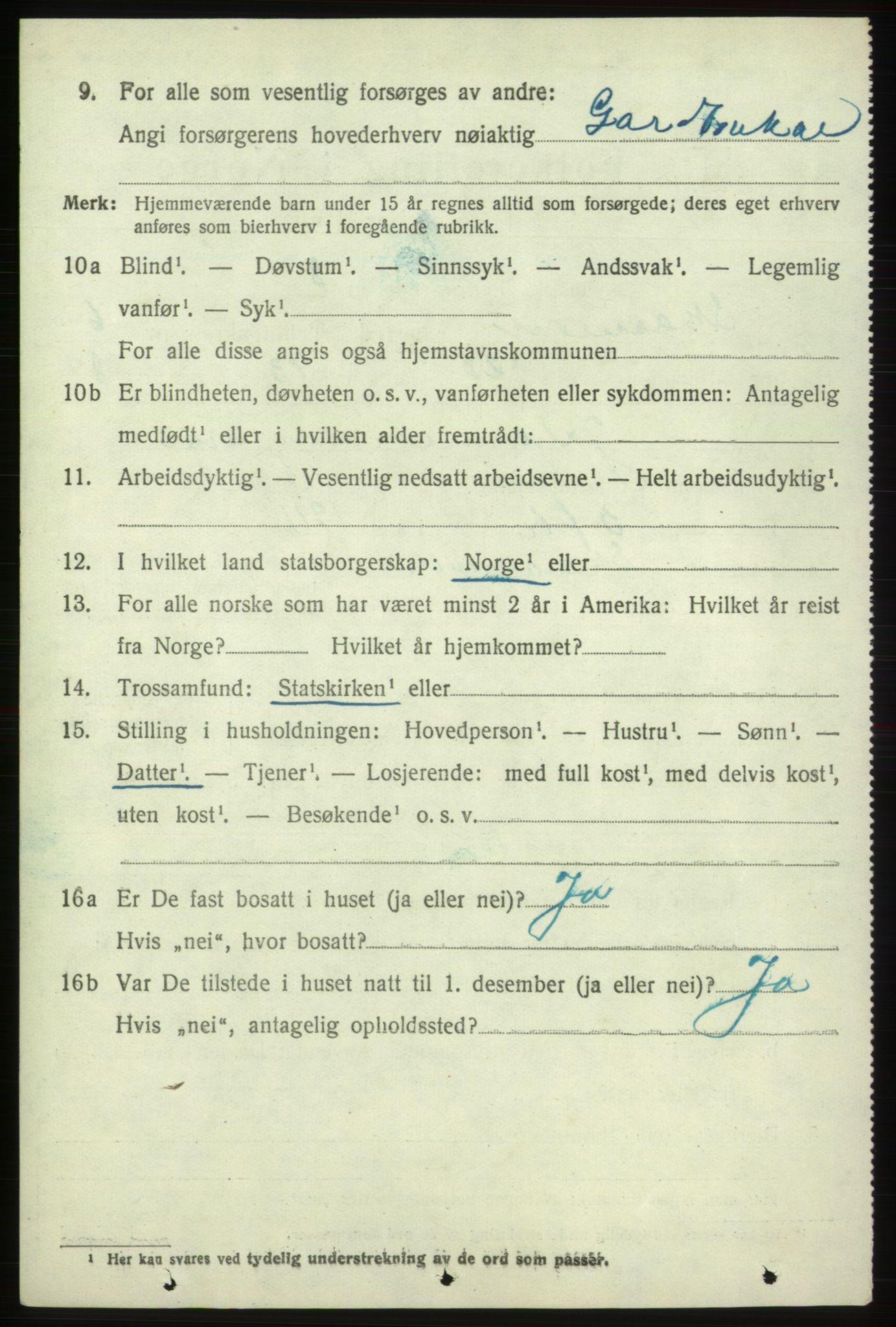 SAB, 1920 census for Skånevik, 1920, p. 4344