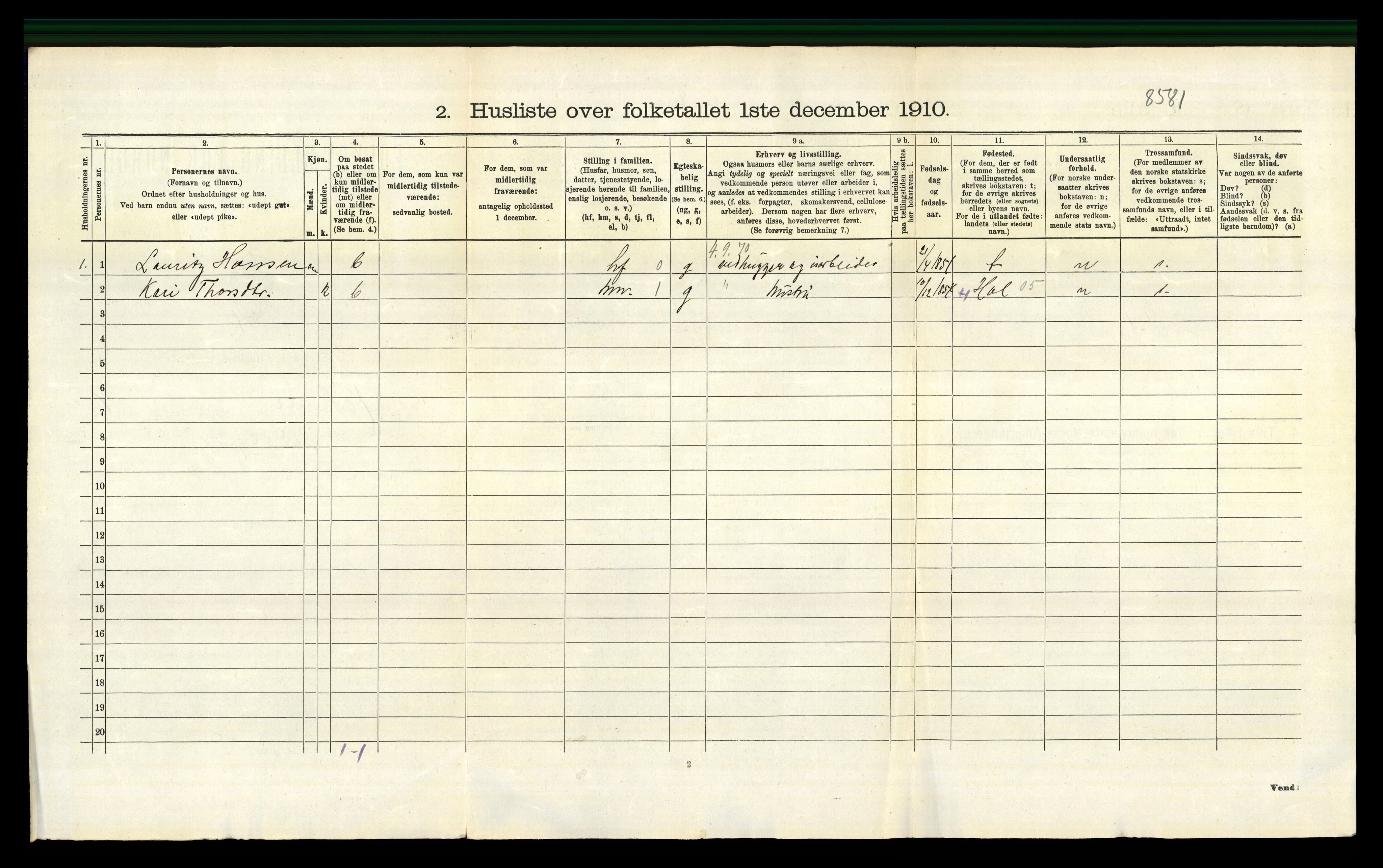 RA, 1910 census for Røyken, 1910, p. 762