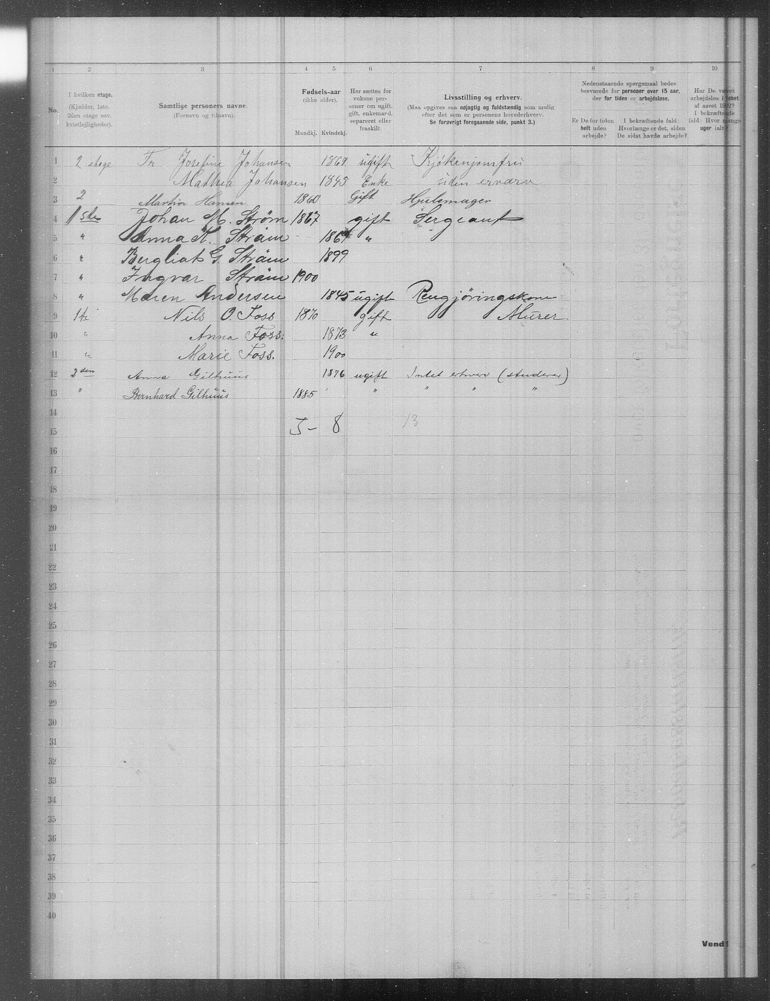 OBA, Municipal Census 1902 for Kristiania, 1902, p. 18269