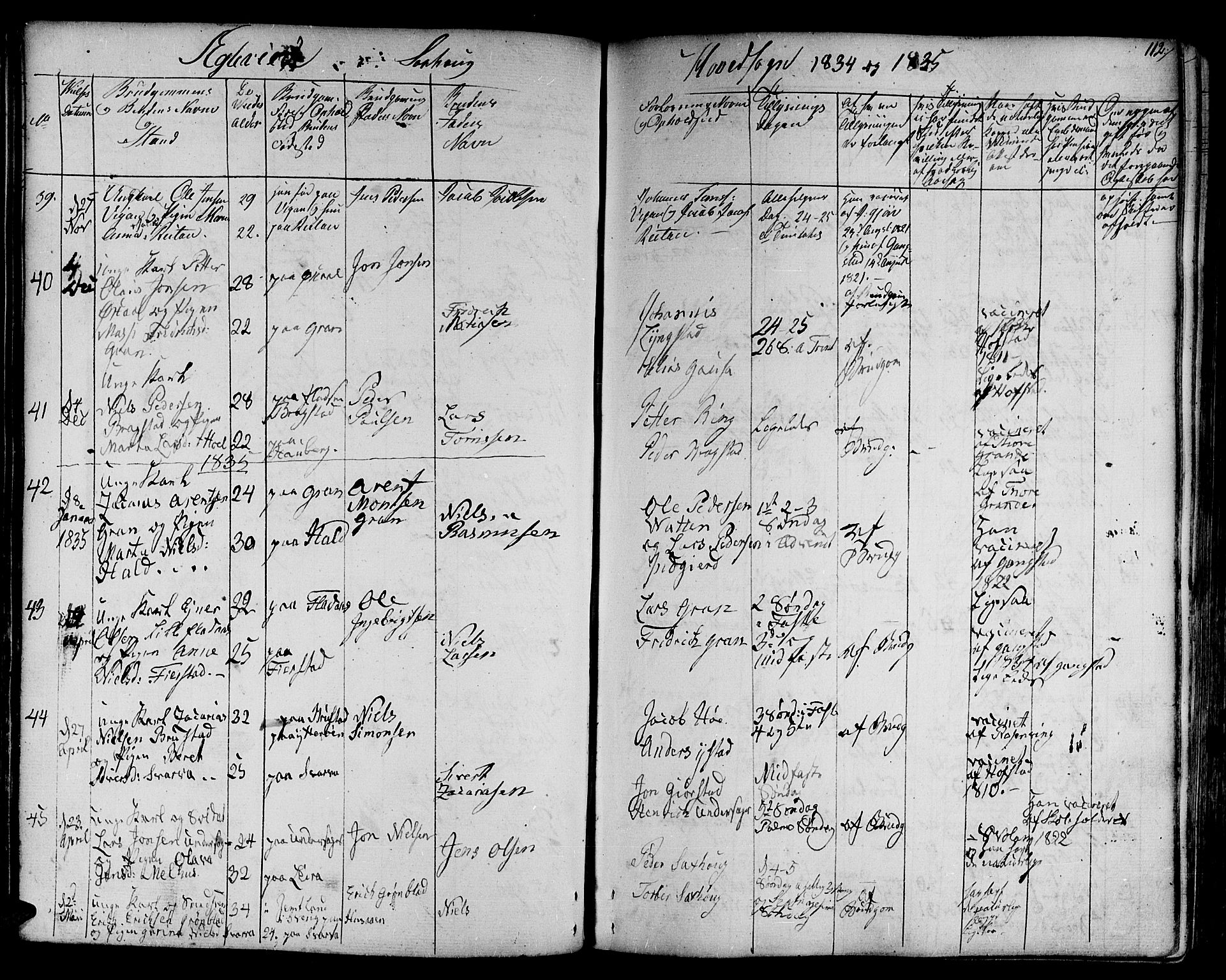Ministerialprotokoller, klokkerbøker og fødselsregistre - Nord-Trøndelag, SAT/A-1458/730/L0277: Parish register (official) no. 730A06 /1, 1830-1839, p. 112