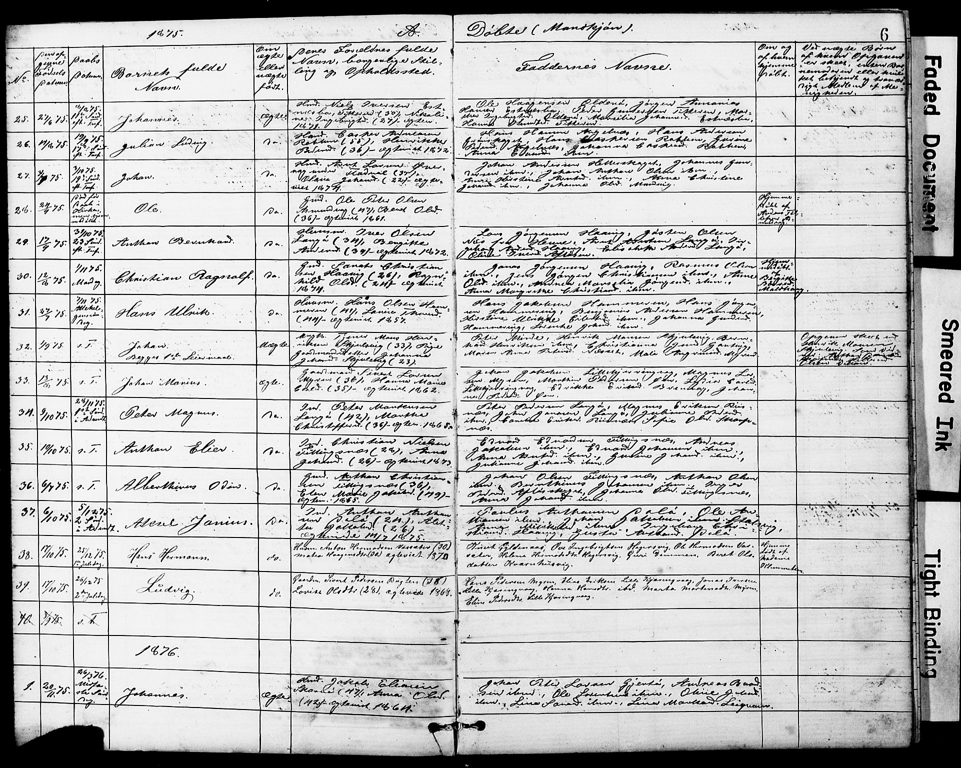 Ministerialprotokoller, klokkerbøker og fødselsregistre - Sør-Trøndelag, SAT/A-1456/634/L0541: Parish register (copy) no. 634C03, 1874-1891, p. 6