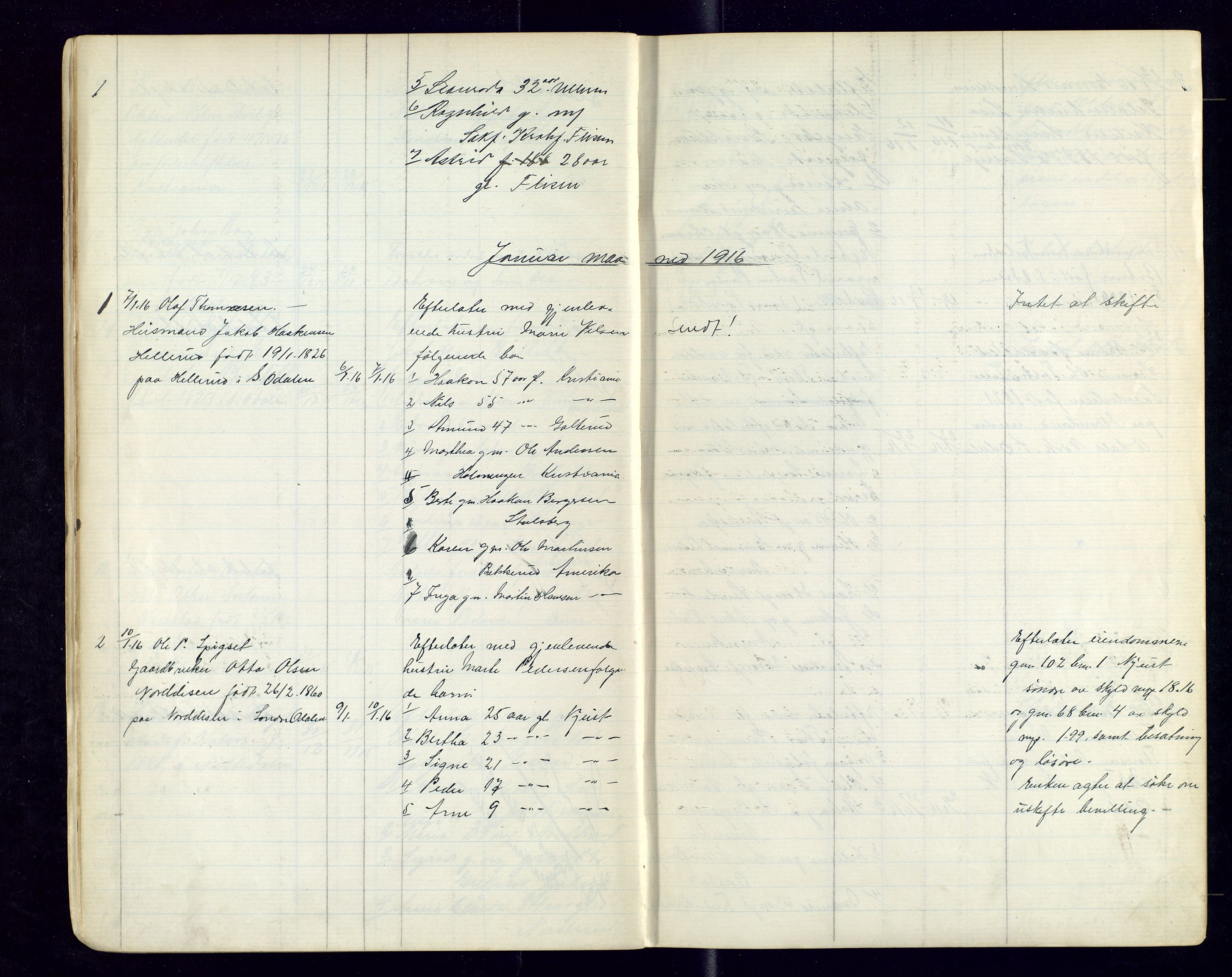 Sør-Odal lensmannskontor, SAH/LHS-022/H/Hb/L0002/0002: Protokoller over anmeldte dødsfall / Protokoll over anmeldte dødsfall, 1915-1921