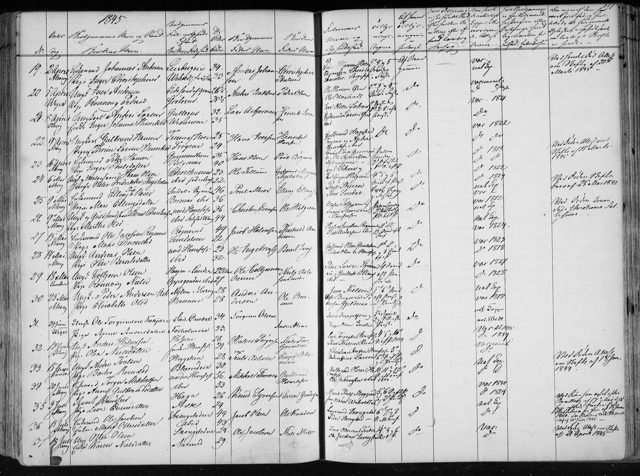 Norderhov kirkebøker, SAKO/A-237/F/Fa/L0010: Parish register (official) no. 10, 1837-1847, p. 377