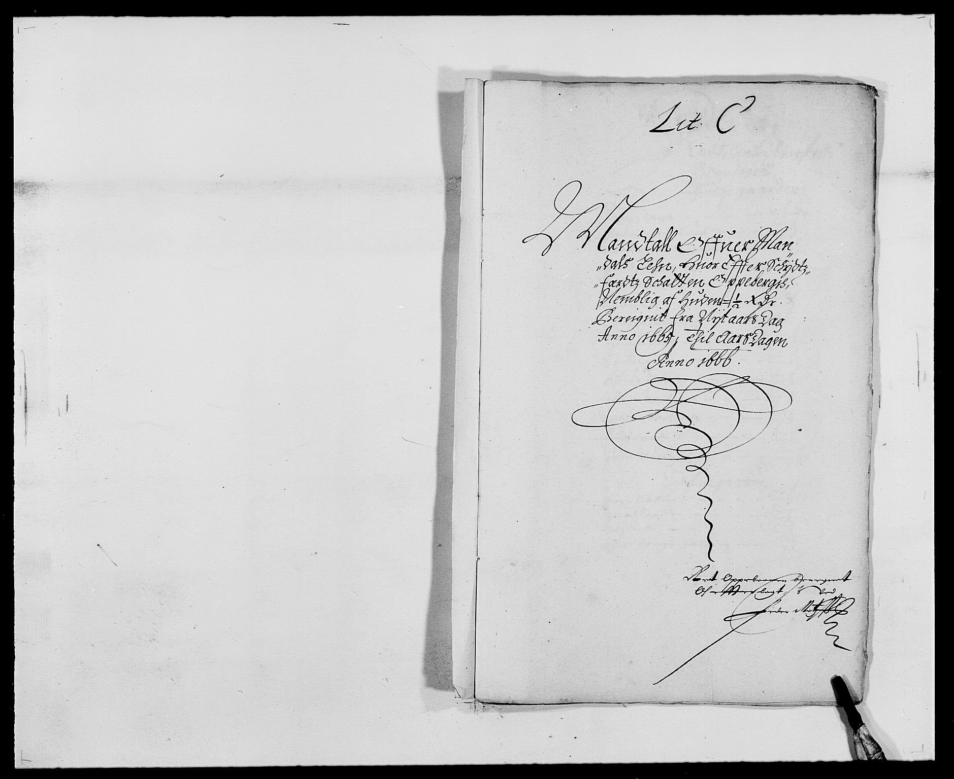 Rentekammeret inntil 1814, Reviderte regnskaper, Fogderegnskap, RA/EA-4092/R42/L2537: Mandal fogderi, 1664-1666, p. 146