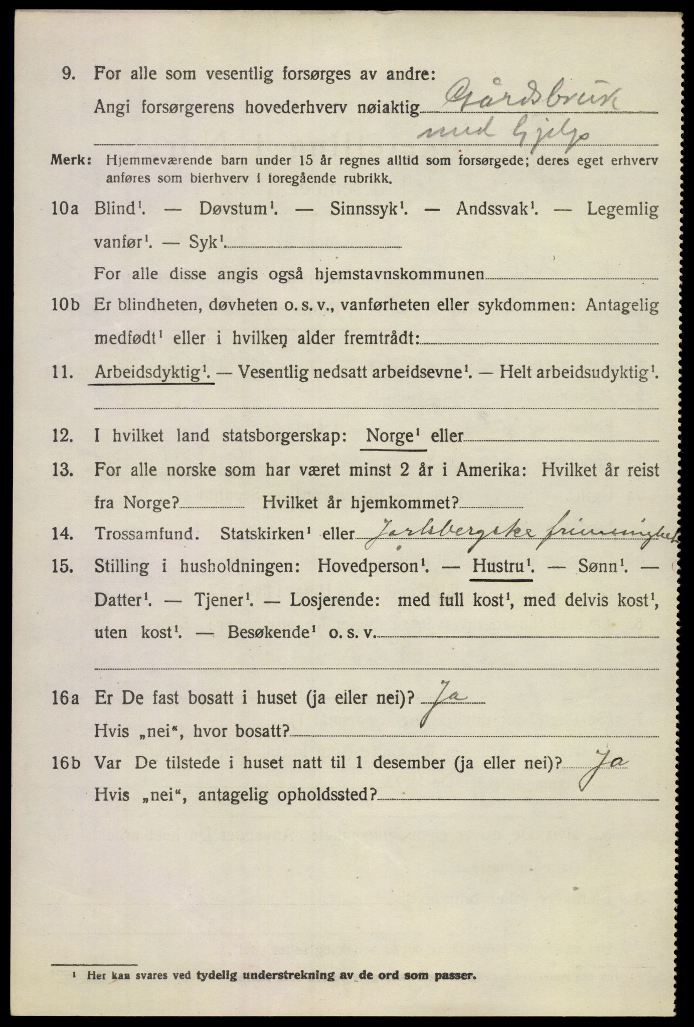 SAKO, 1920 census for Ramnes, 1920, p. 4347