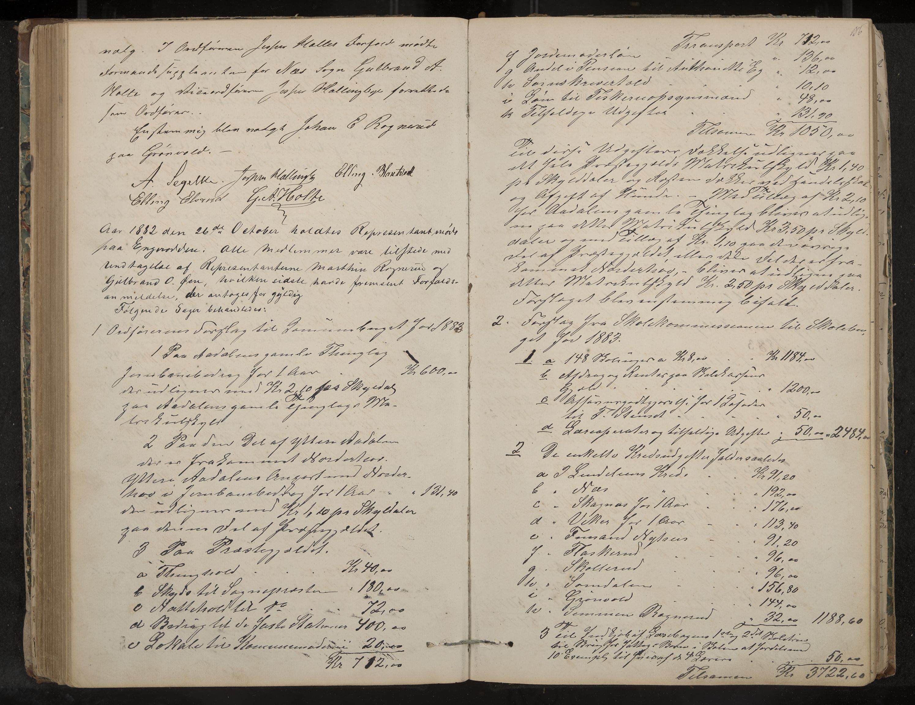 Ådal formannskap og sentraladministrasjon, IKAK/0614021/A/Aa/L0001: Møtebok, 1858-1891, p. 186