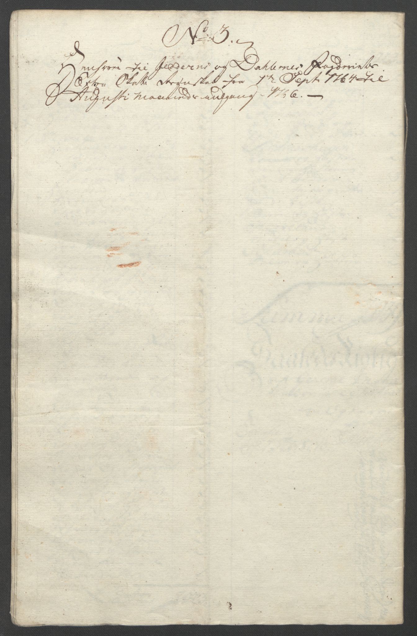 Rentekammeret inntil 1814, Reviderte regnskaper, Fogderegnskap, RA/EA-4092/R46/L2836: Ekstraskatten Jæren og Dalane, 1764-1766, p. 285