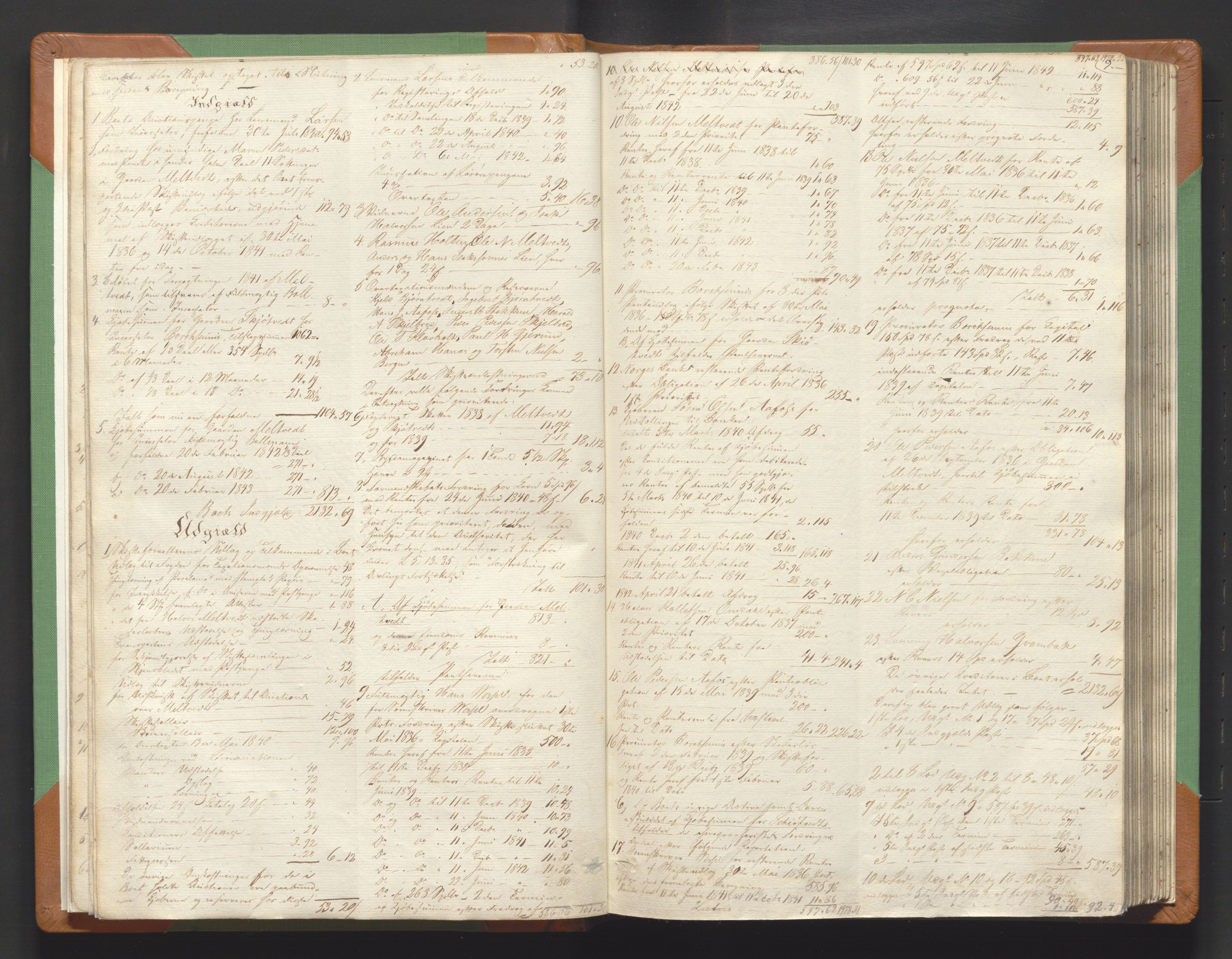 Nedre Telemark sorenskriveri, AV/SAKO-A-135/H/Hb/Hbe/L0001: Skifteutlodningsprotokoll, 1842-1857, p. 8b-9a