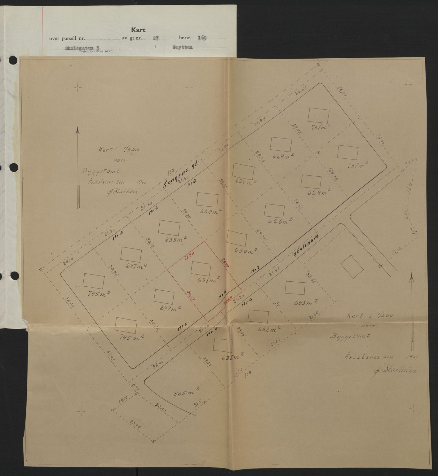 Romsdal sorenskriveri, AV/SAT-A-4149/1/2/2C: Mortgage book no. A10, 1941-1941, Diary no: : 1575/1941