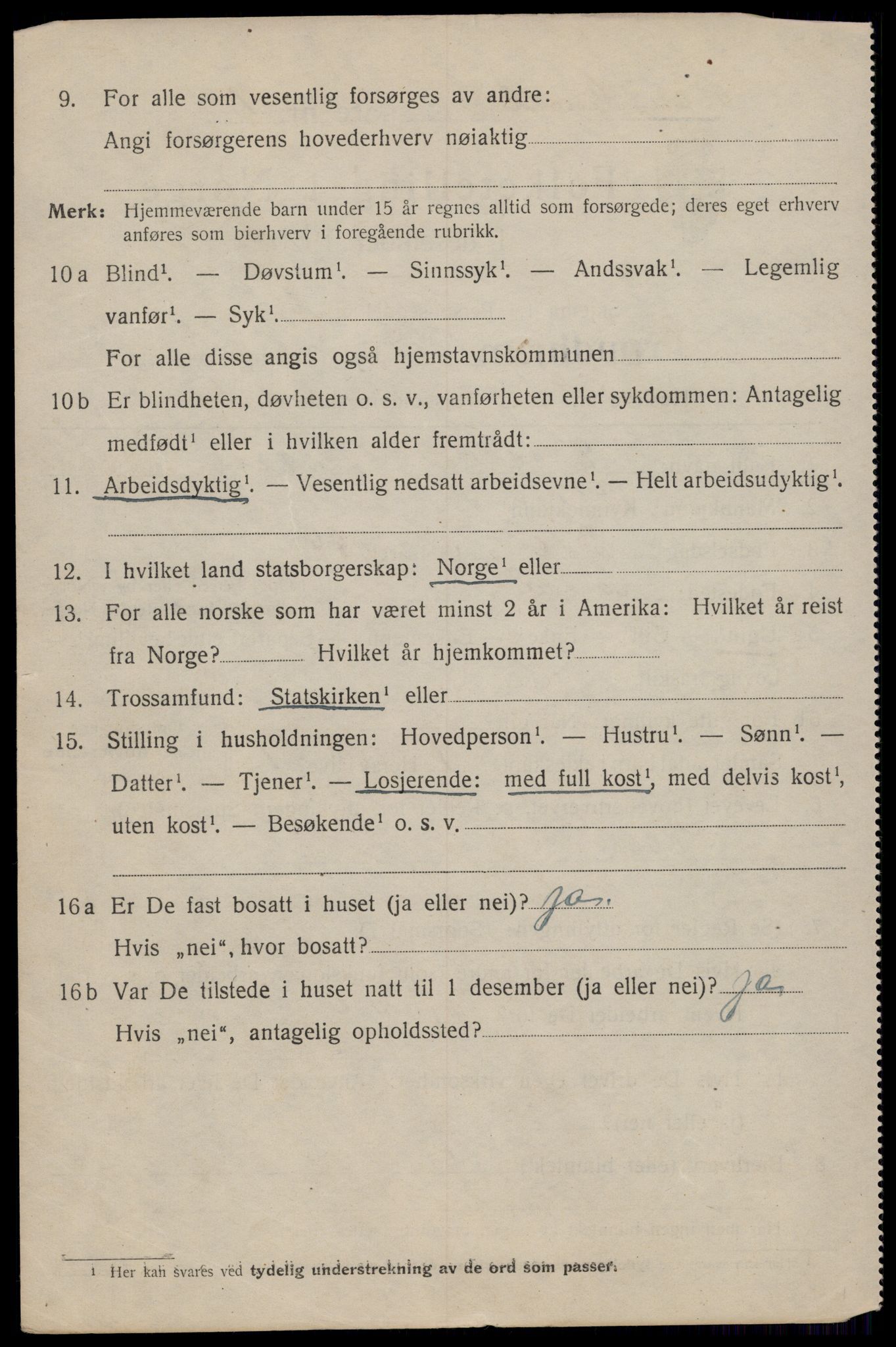 SAT, 1920 census for Trondheim, 1920, p. 35567
