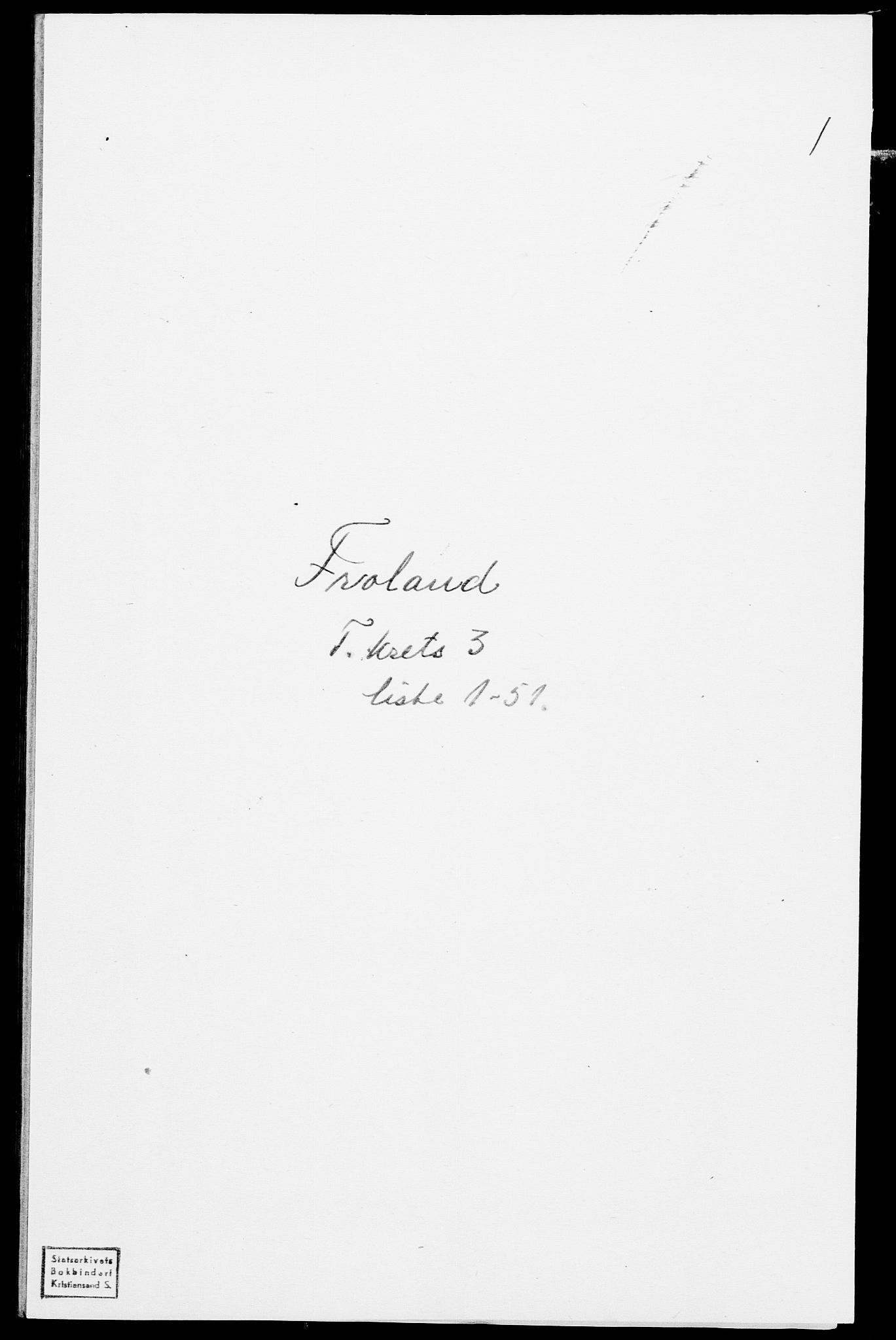 SAK, 1875 census for 0919P Froland, 1875, p. 288