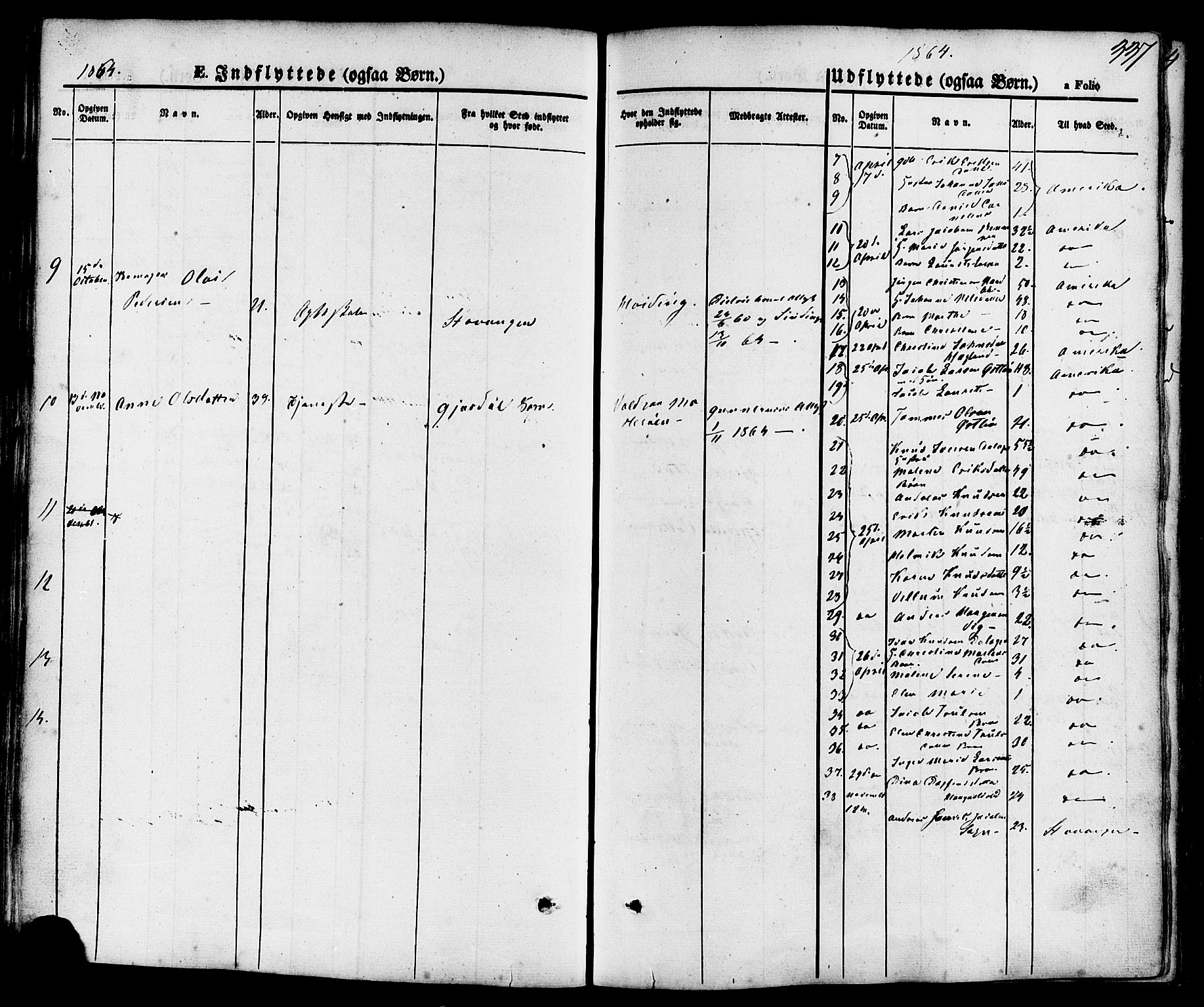 Rennesøy sokneprestkontor, SAST/A -101827/H/Ha/Haa/L0006: Parish register (official) no. A 6, 1860-1878, p. 337