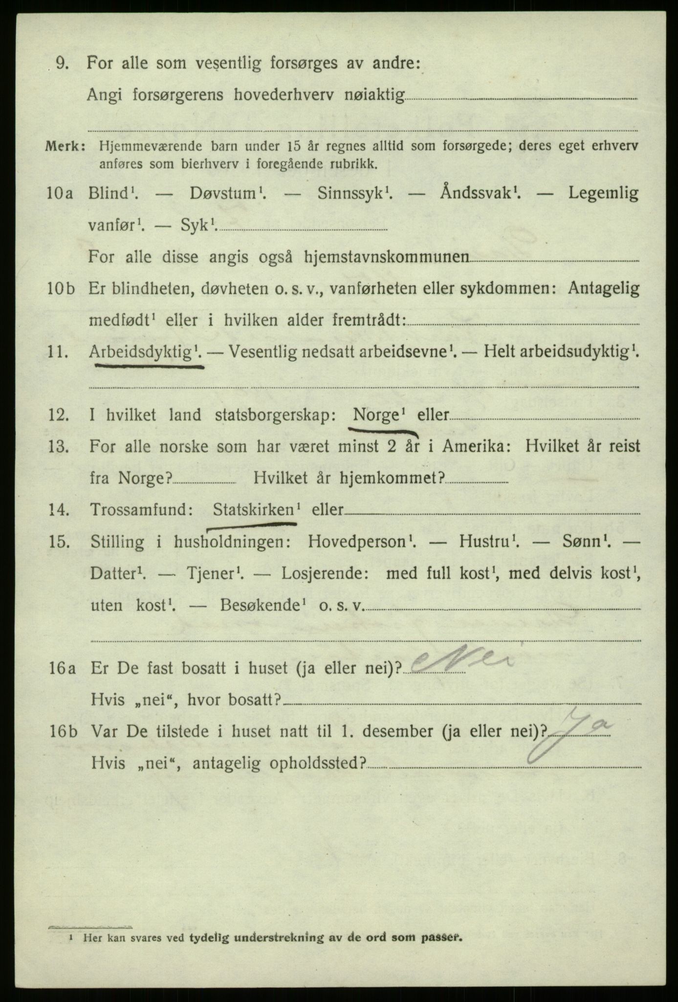 SAB, 1920 census for Davik, 1920, p. 4786