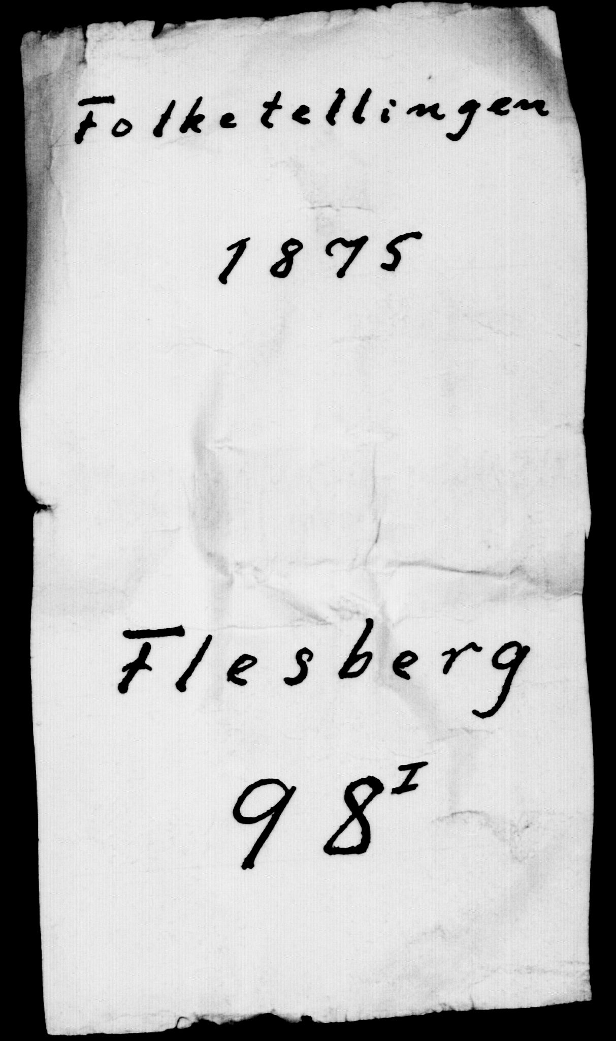 SAKO, 1875 census for 0631P Flesberg, 1875, p. 52