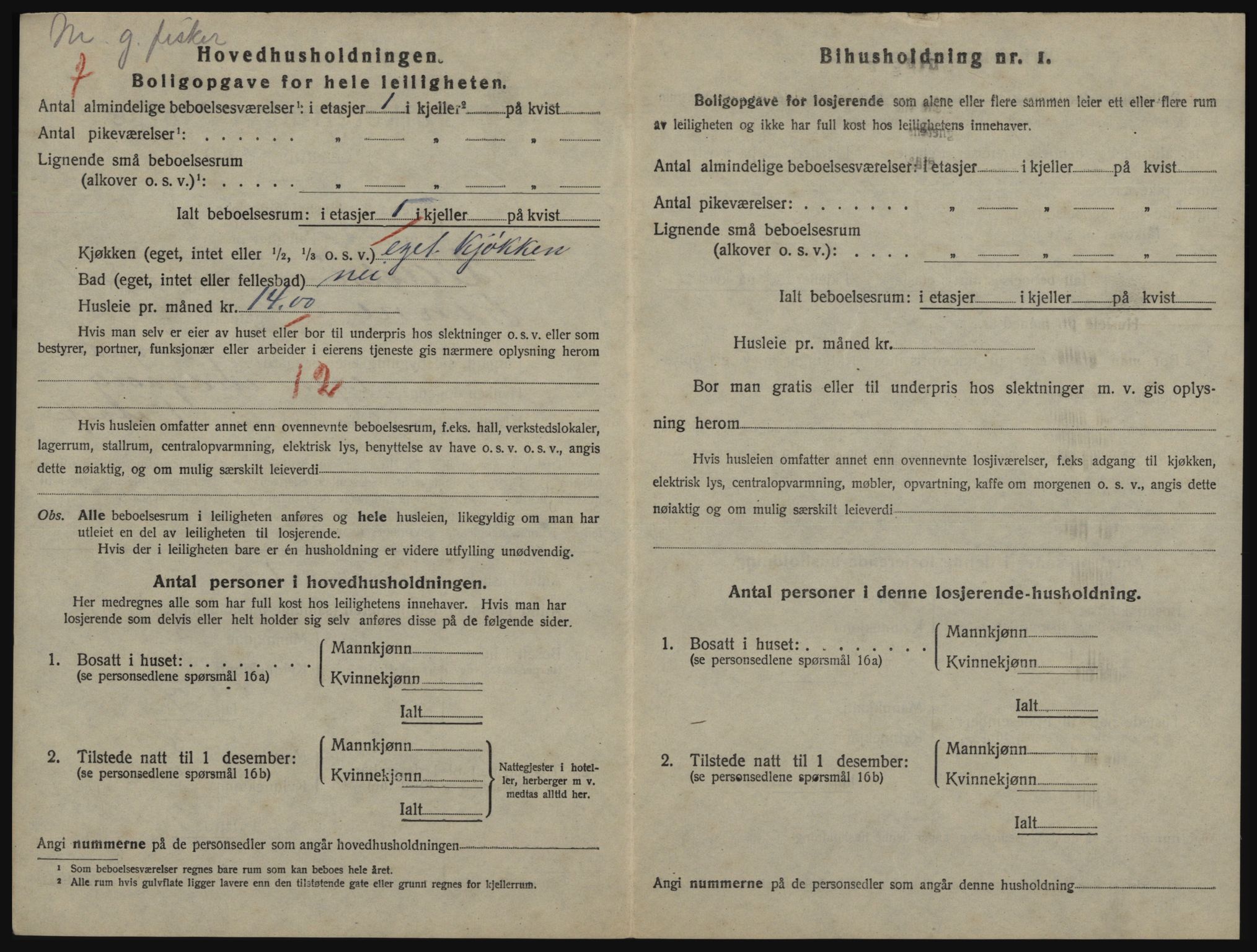 SATØ, 1920 census for Vadsø, 1920, p. 663