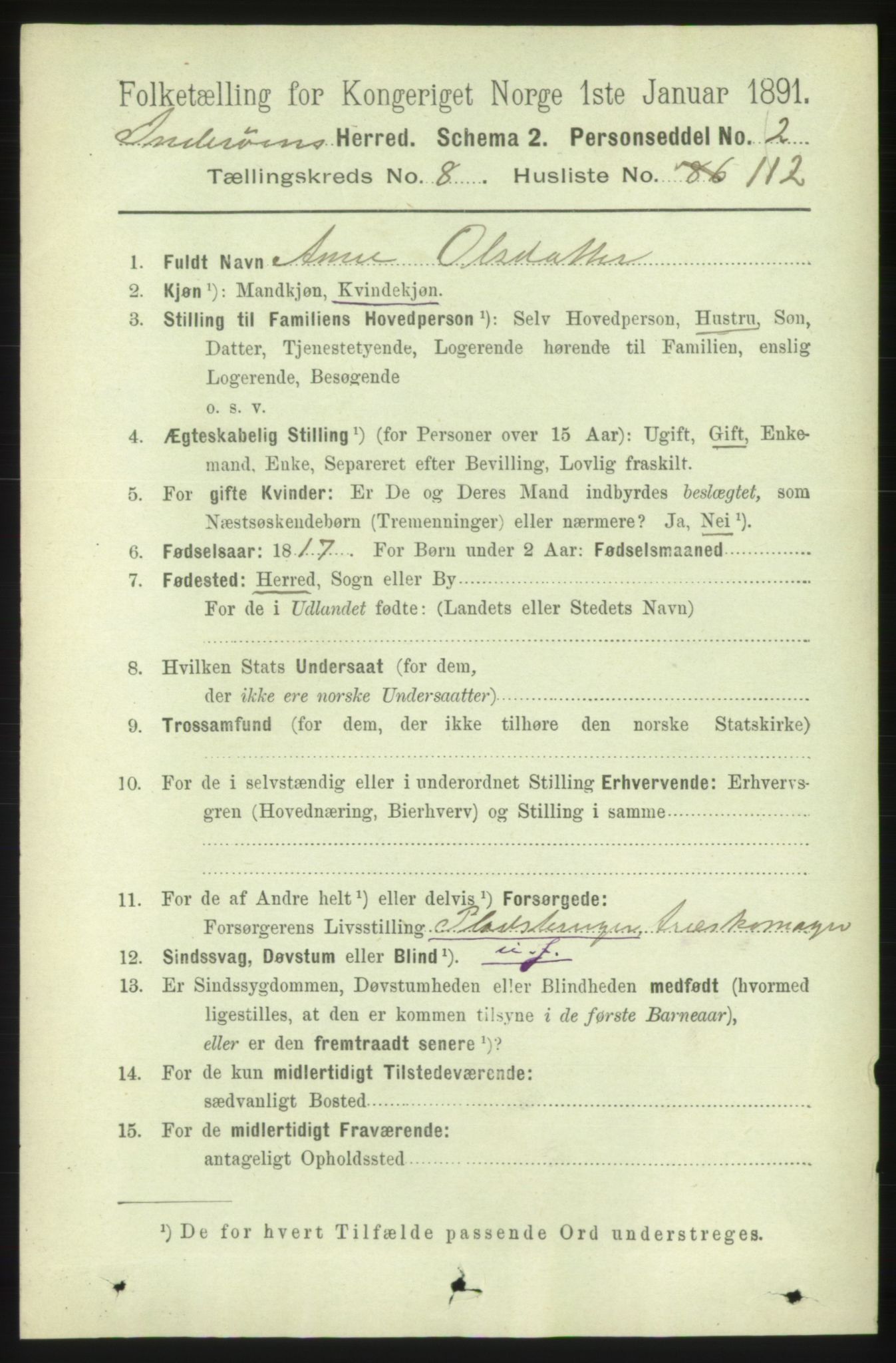 RA, 1891 census for 1729 Inderøy, 1891, p. 5107