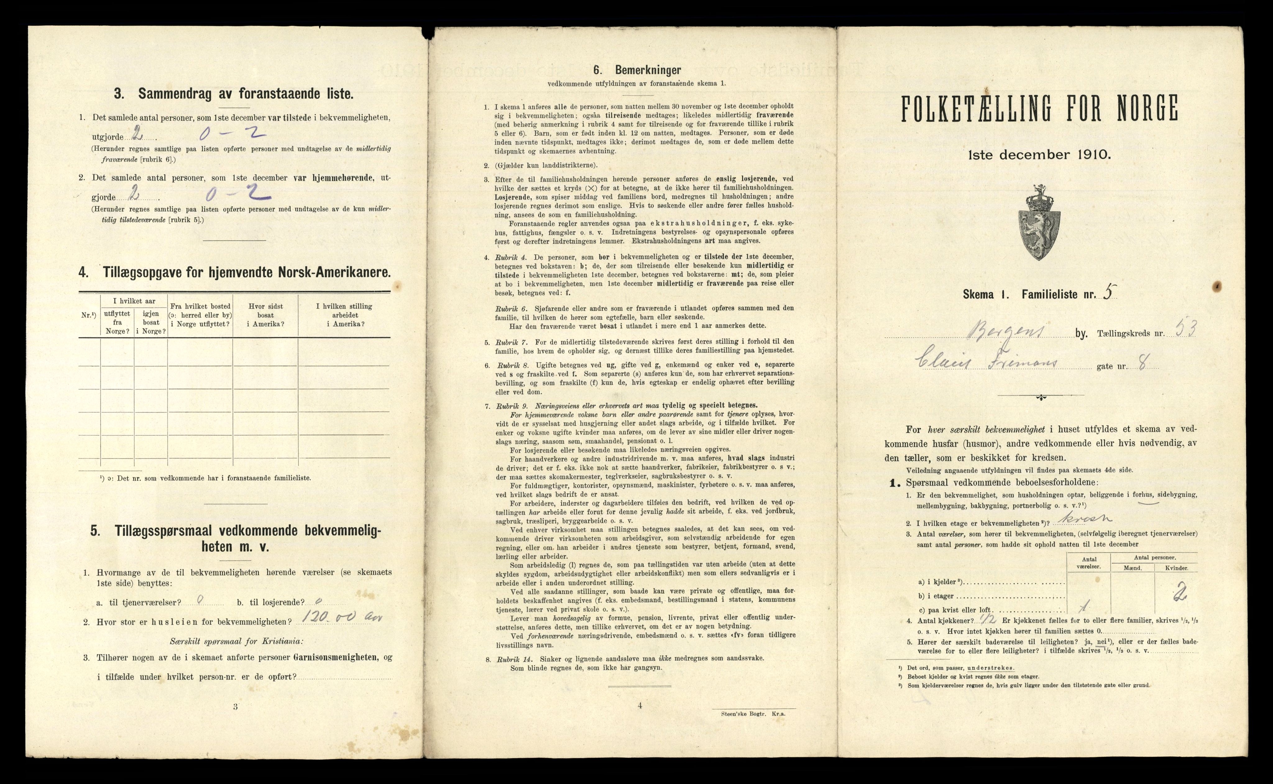 RA, 1910 census for Bergen, 1910, p. 18701