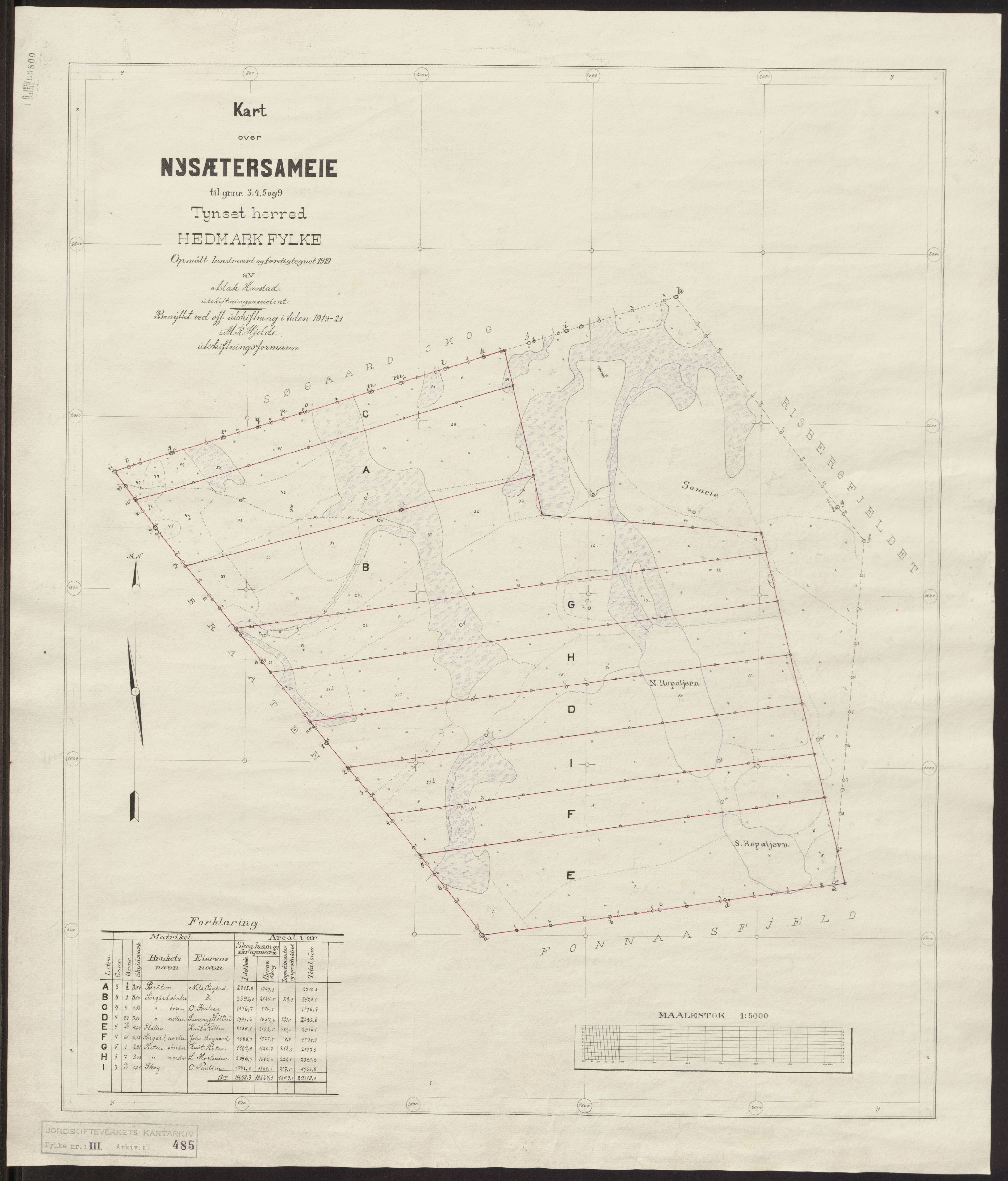 Jordskifteverkets kartarkiv, RA/S-3929/T, 1859-1988, p. 801