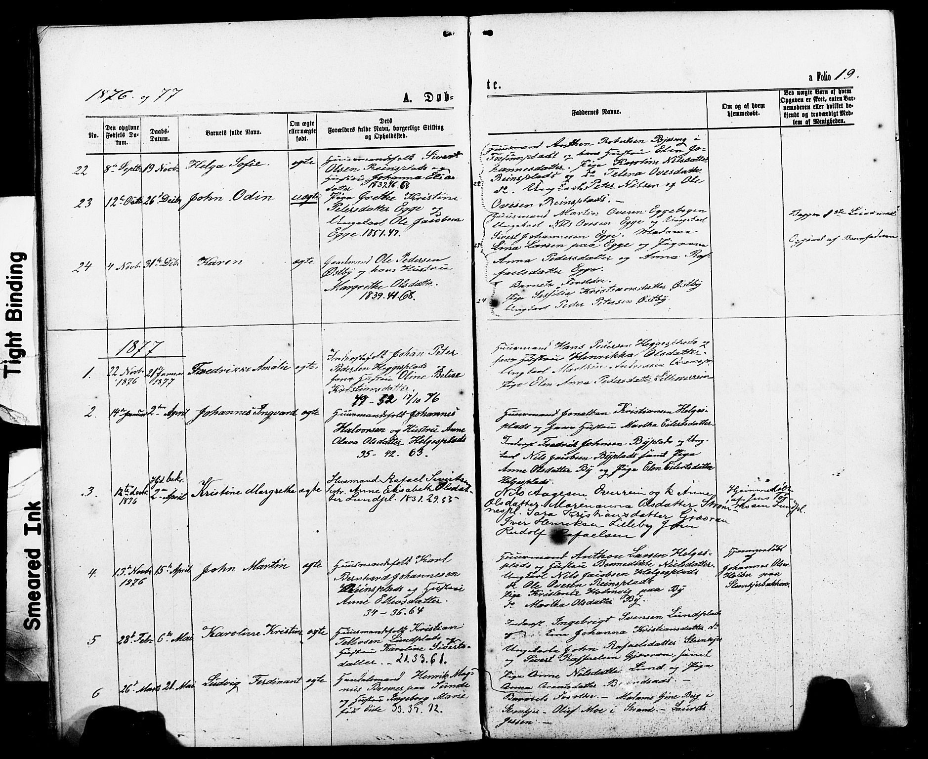 Ministerialprotokoller, klokkerbøker og fødselsregistre - Nord-Trøndelag, SAT/A-1458/740/L0380: Parish register (copy) no. 740C01, 1868-1902, p. 19