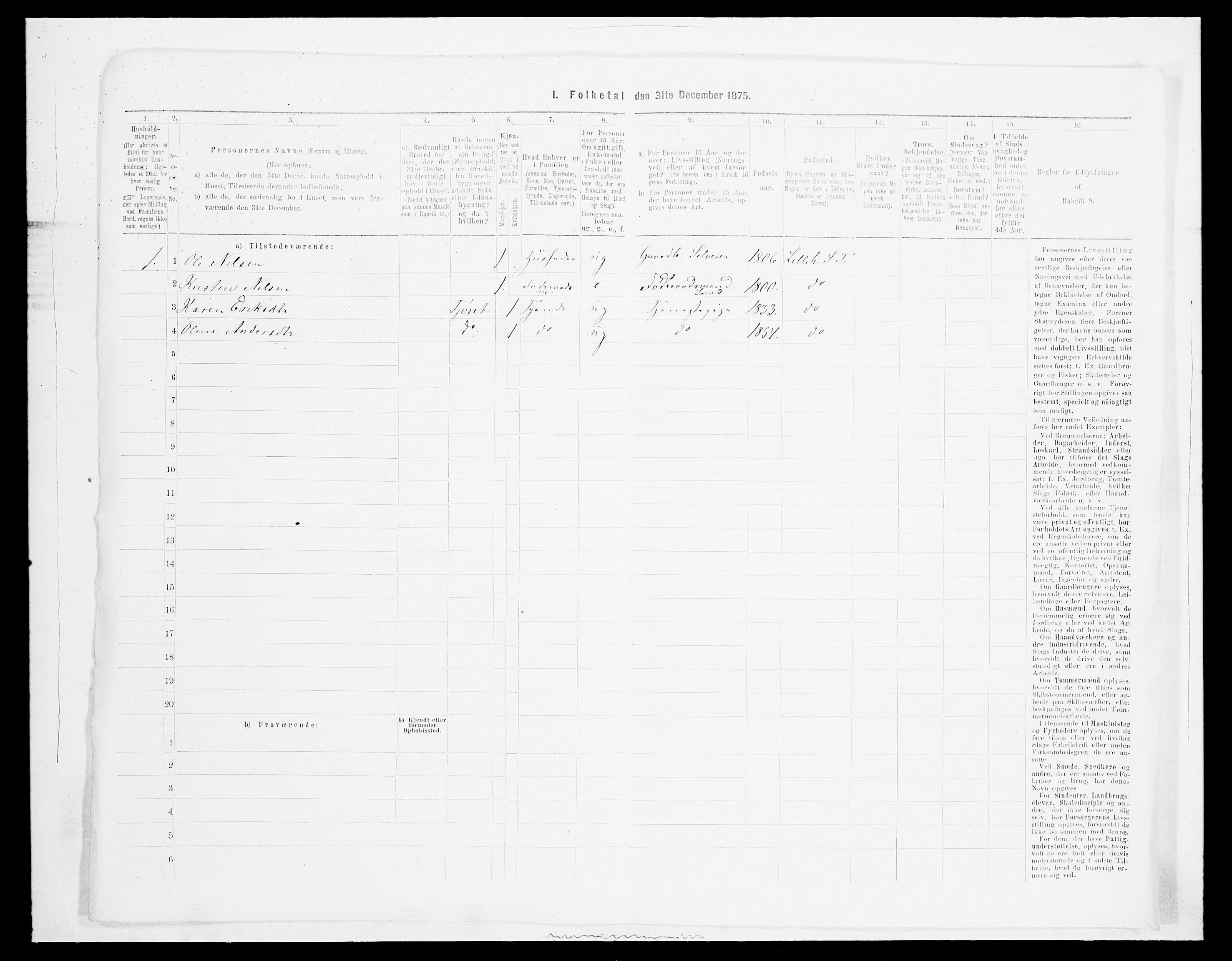 SAH, 1875 census for 0524L Fåberg/Fåberg og Lillehammer, 1875, p. 2070