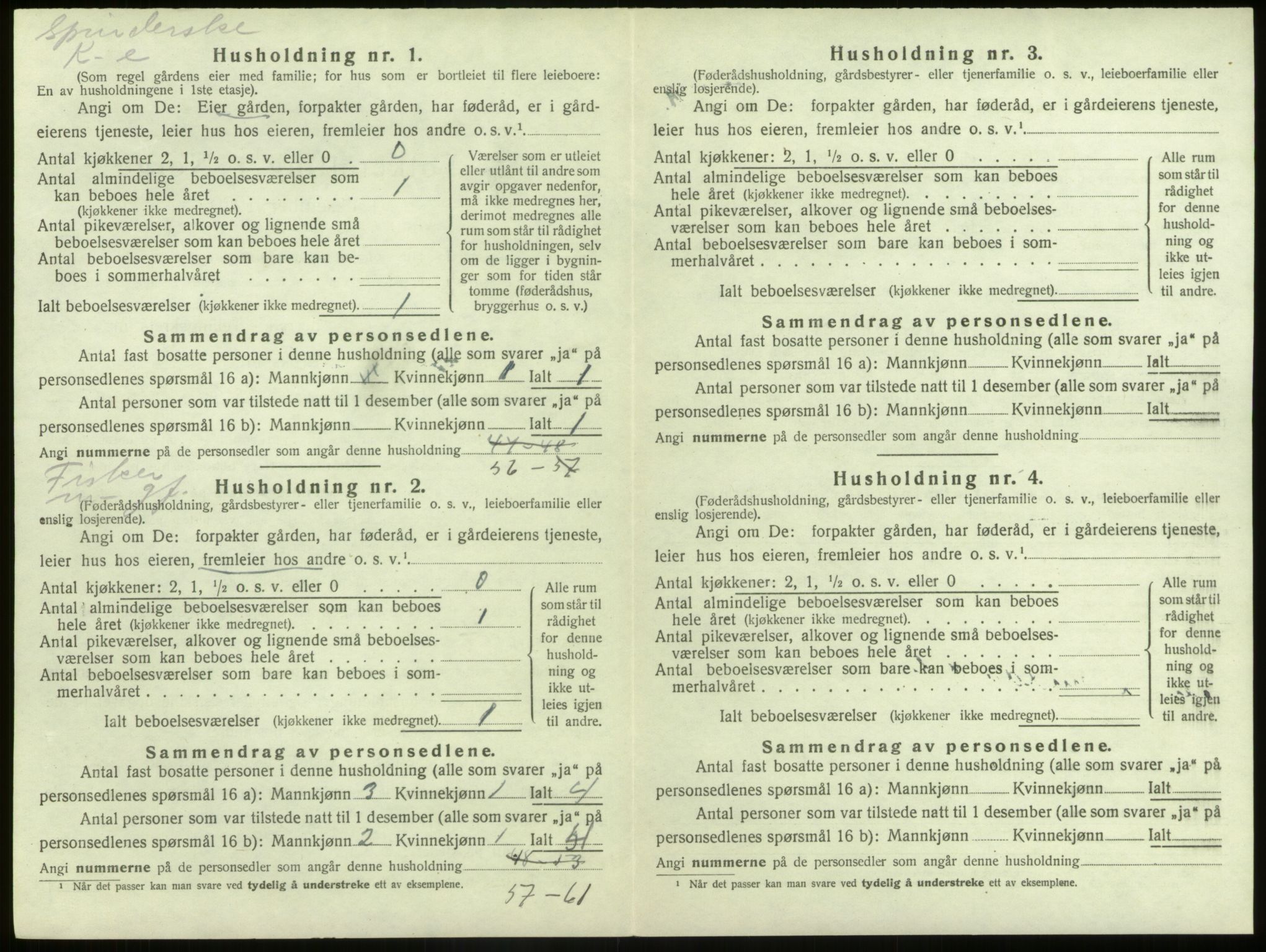 SAB, 1920 census for Kinn, 1920, p. 419