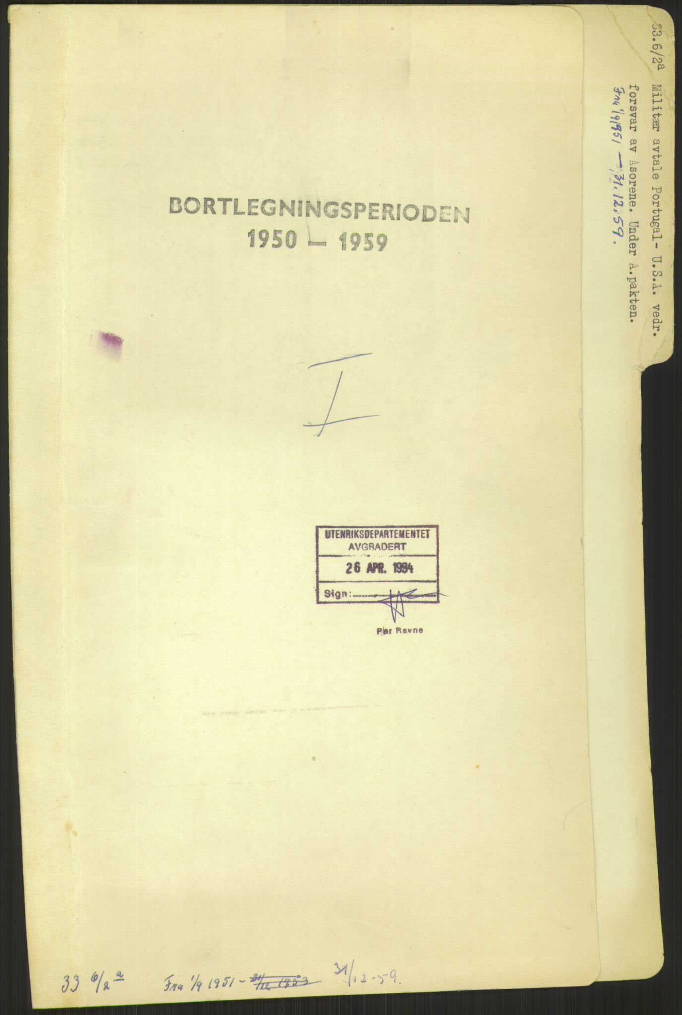 Utenriksdepartementet, RA/S-2259, 1951-1959, p. 485
