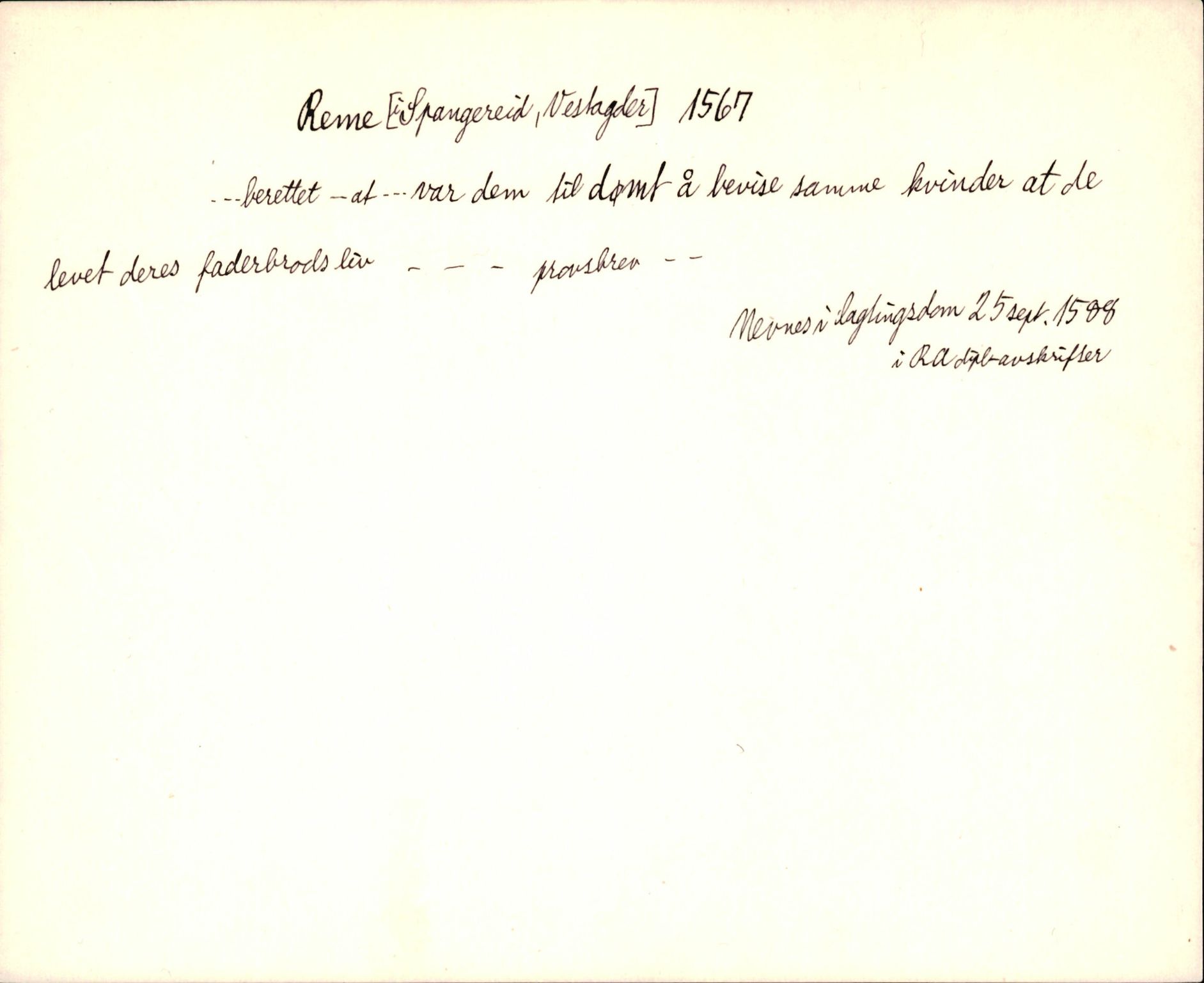 Riksarkivets diplomsamling, AV/RA-EA-5965/F35/F35d/L0001: Innlånte diplomer, seddelregister, 1316-1591, p. 349