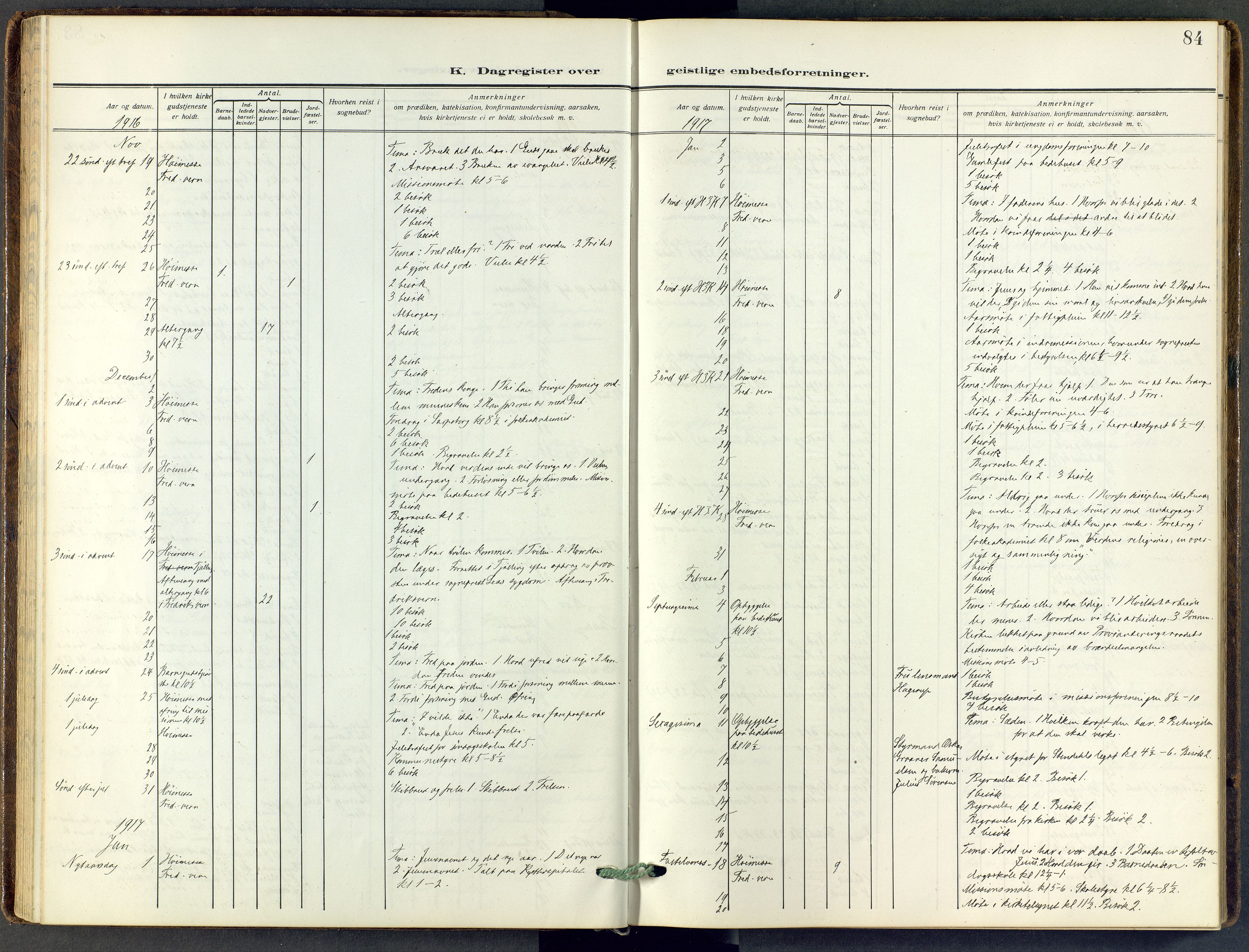 Stavern kirkebøker, AV/SAKO-A-318/F/Fa/L0010: Parish register (official) no. 10, 1916-1967, p. 84