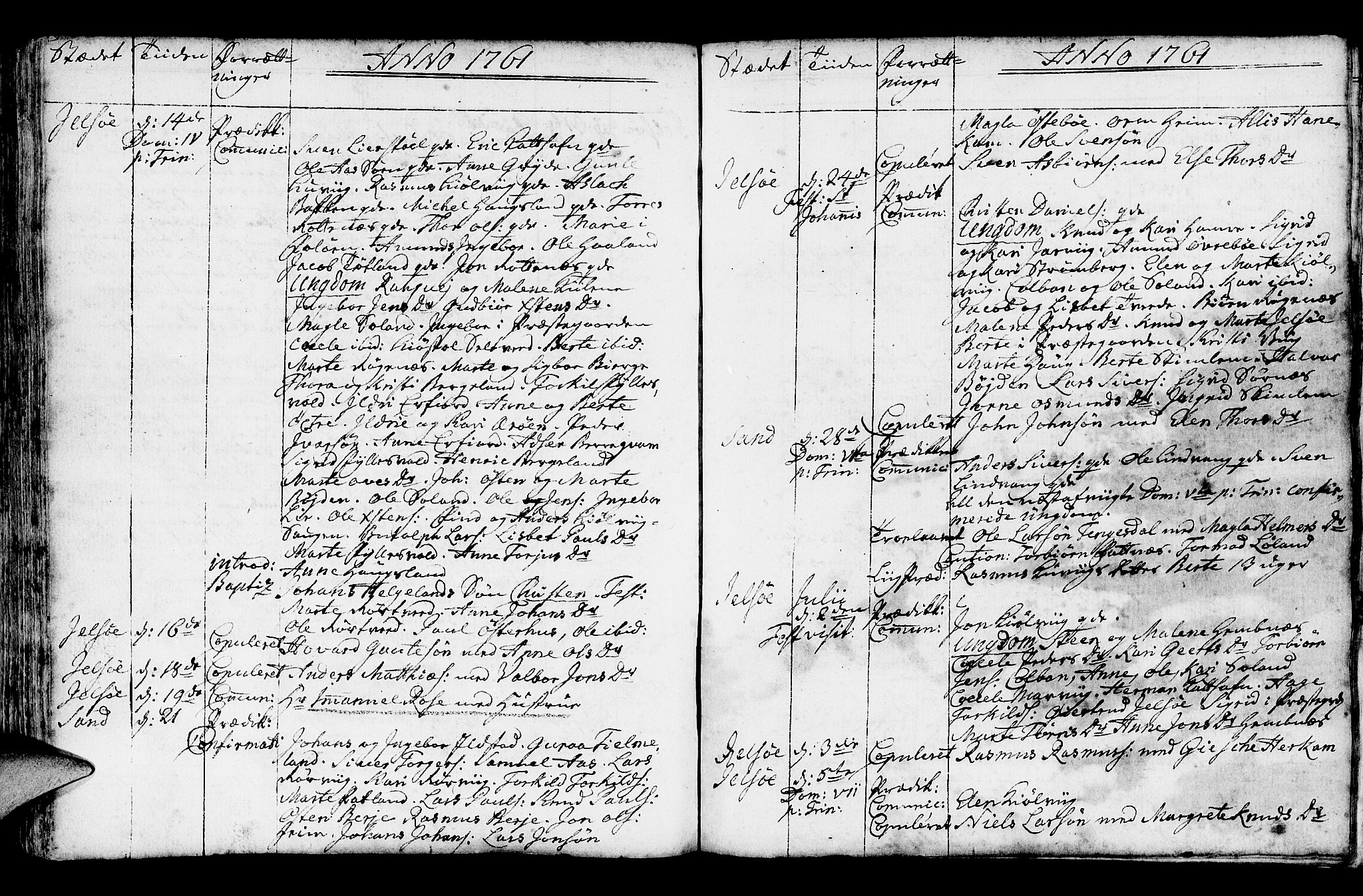 Jelsa sokneprestkontor, AV/SAST-A-101842/01/IV: Parish register (official) no. A 2, 1753-1767